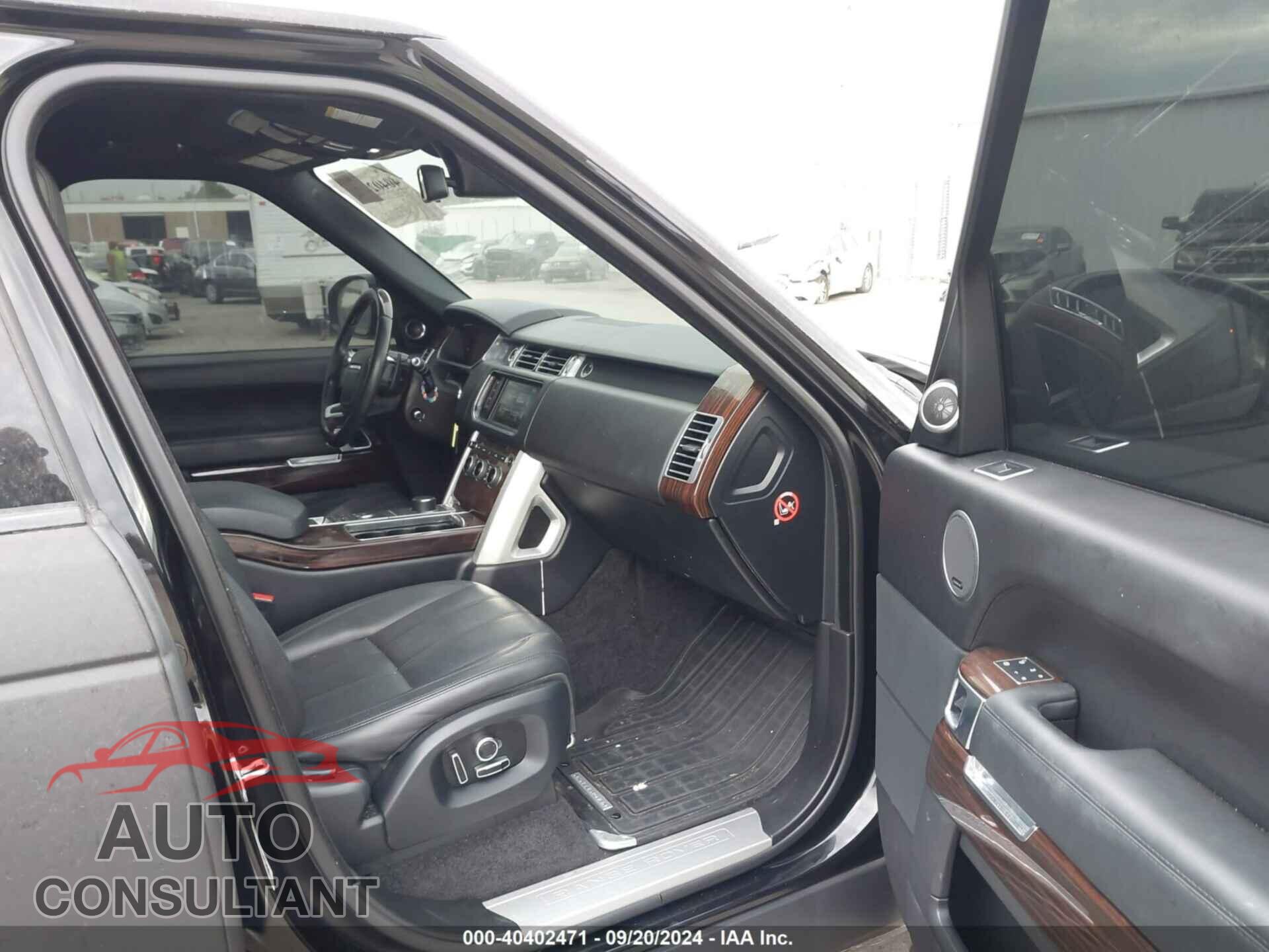 LAND ROVER RANGE ROVER 2016 - SALGS2EF1GA261782