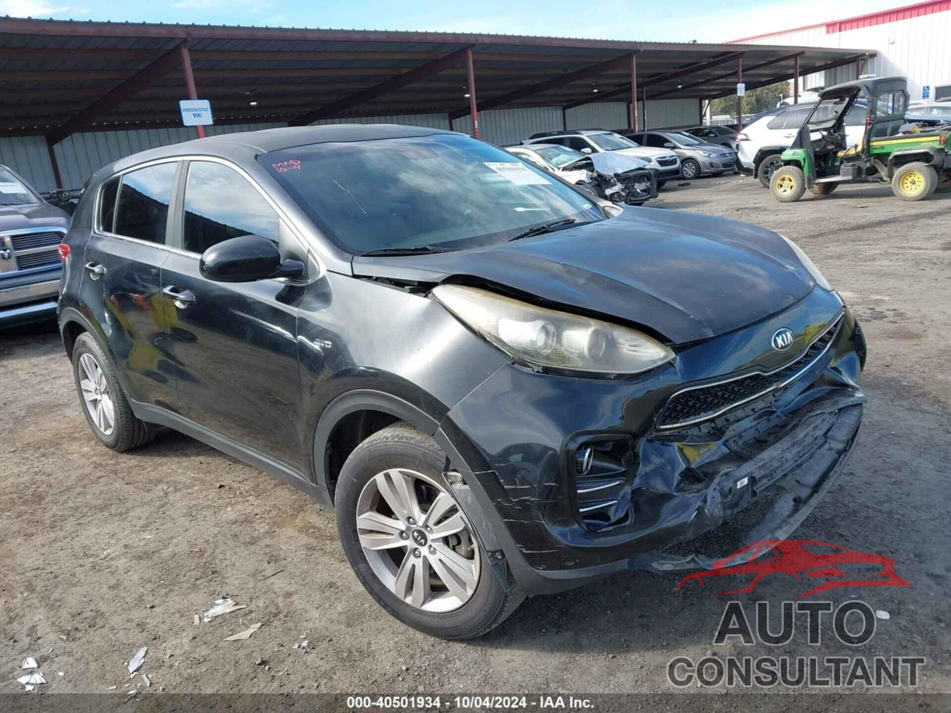 KIA SPORTAGE 2017 - KNDPMCAC5H7123812