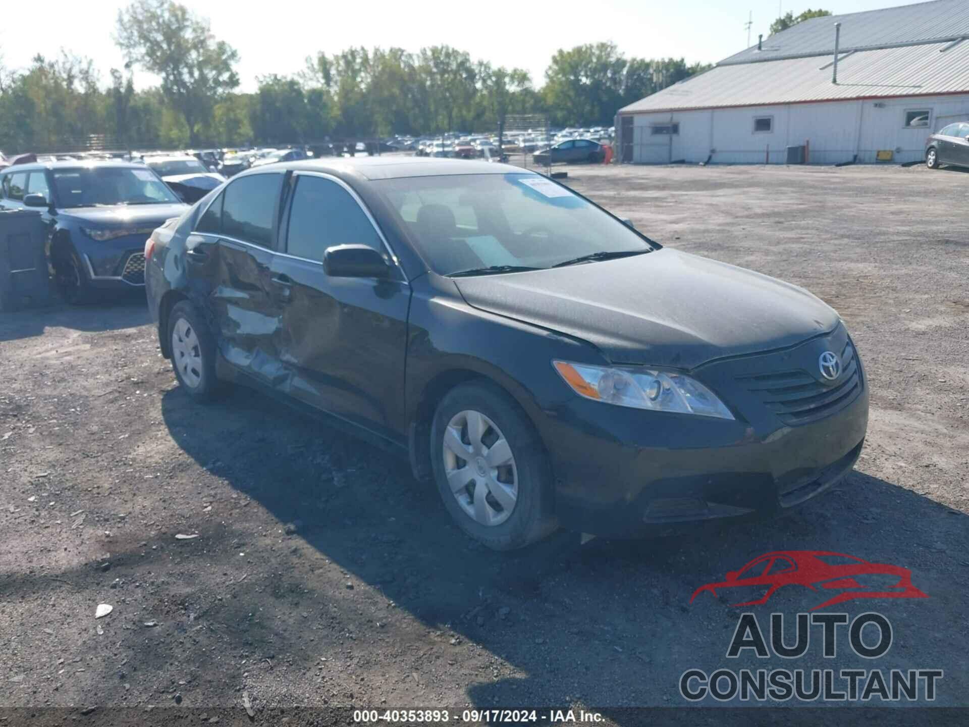 TOYOTA CAMRY 2009 - 4T4BE46K19R116079