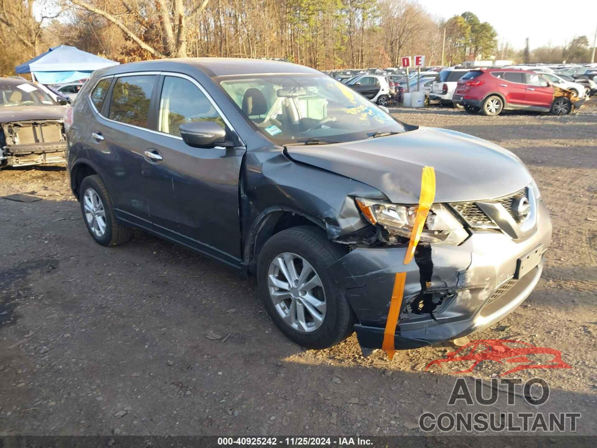 NISSAN ROGUE 2015 - KNMAT2MV5FP535791