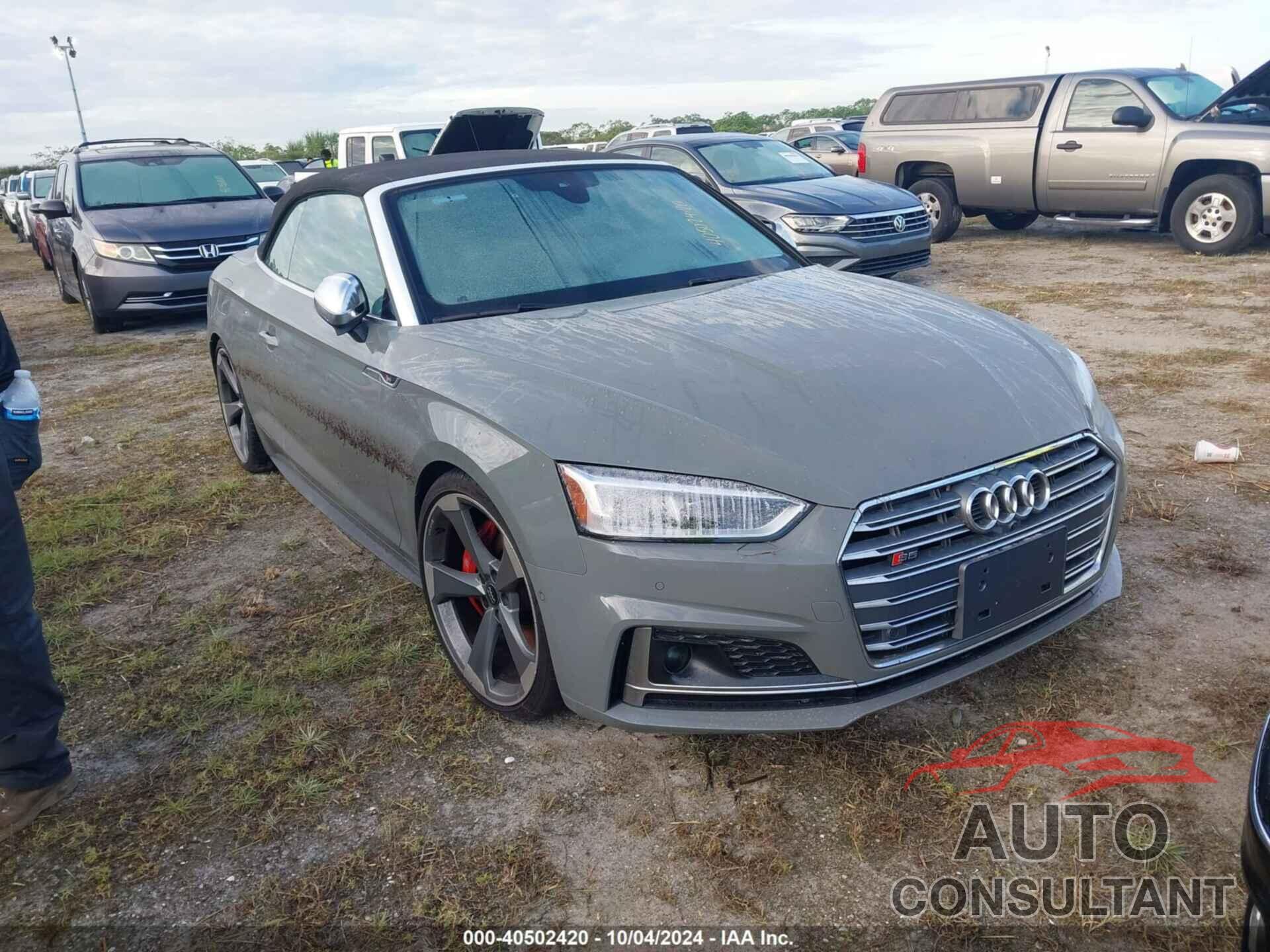 AUDI S5 2019 - WAU24GF58KN010237