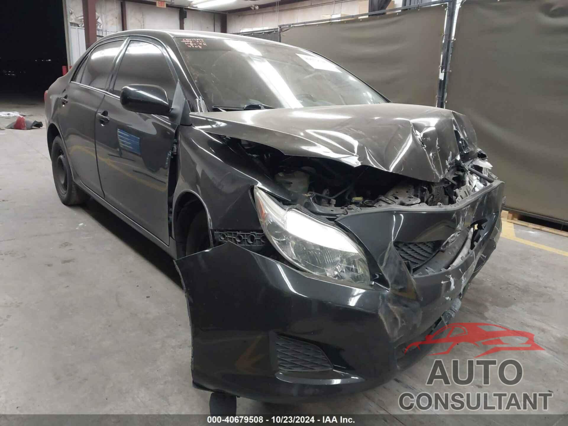 TOYOTA COROLLA 2009 - JTDBL40E69J044708