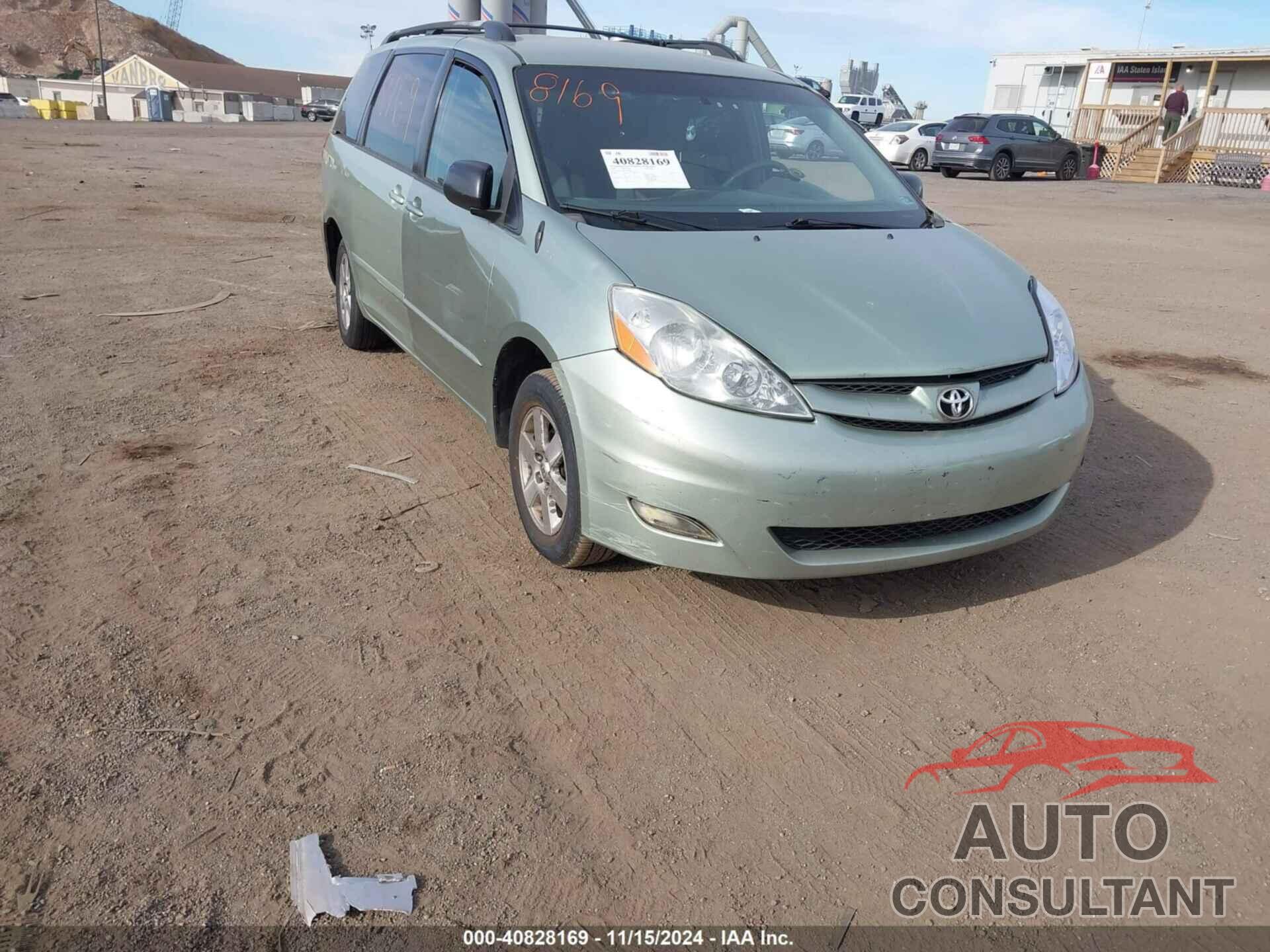 TOYOTA SIENNA 2009 - 5TDZK23C59S246202