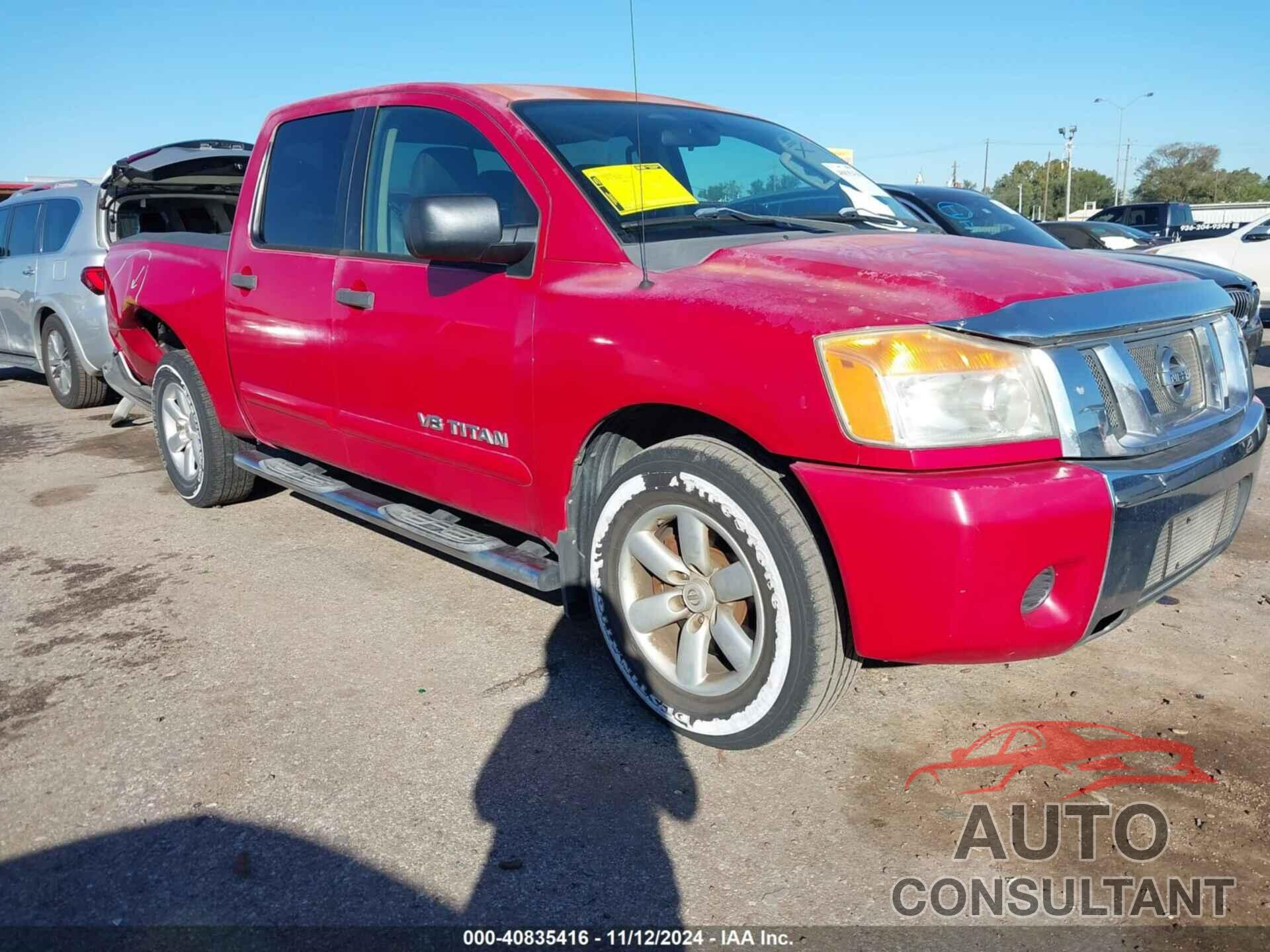 NISSAN TITAN 2009 - 1N6BA07D99N300146