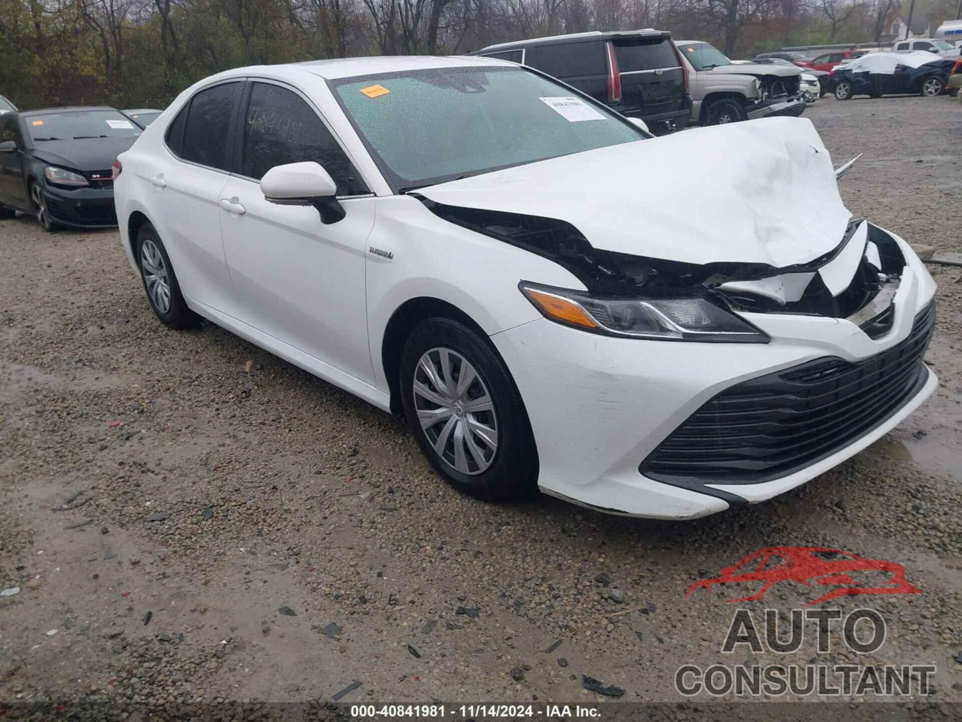 TOYOTA CAMRY HYBRID 2019 - 4T1B31HK3KU511656