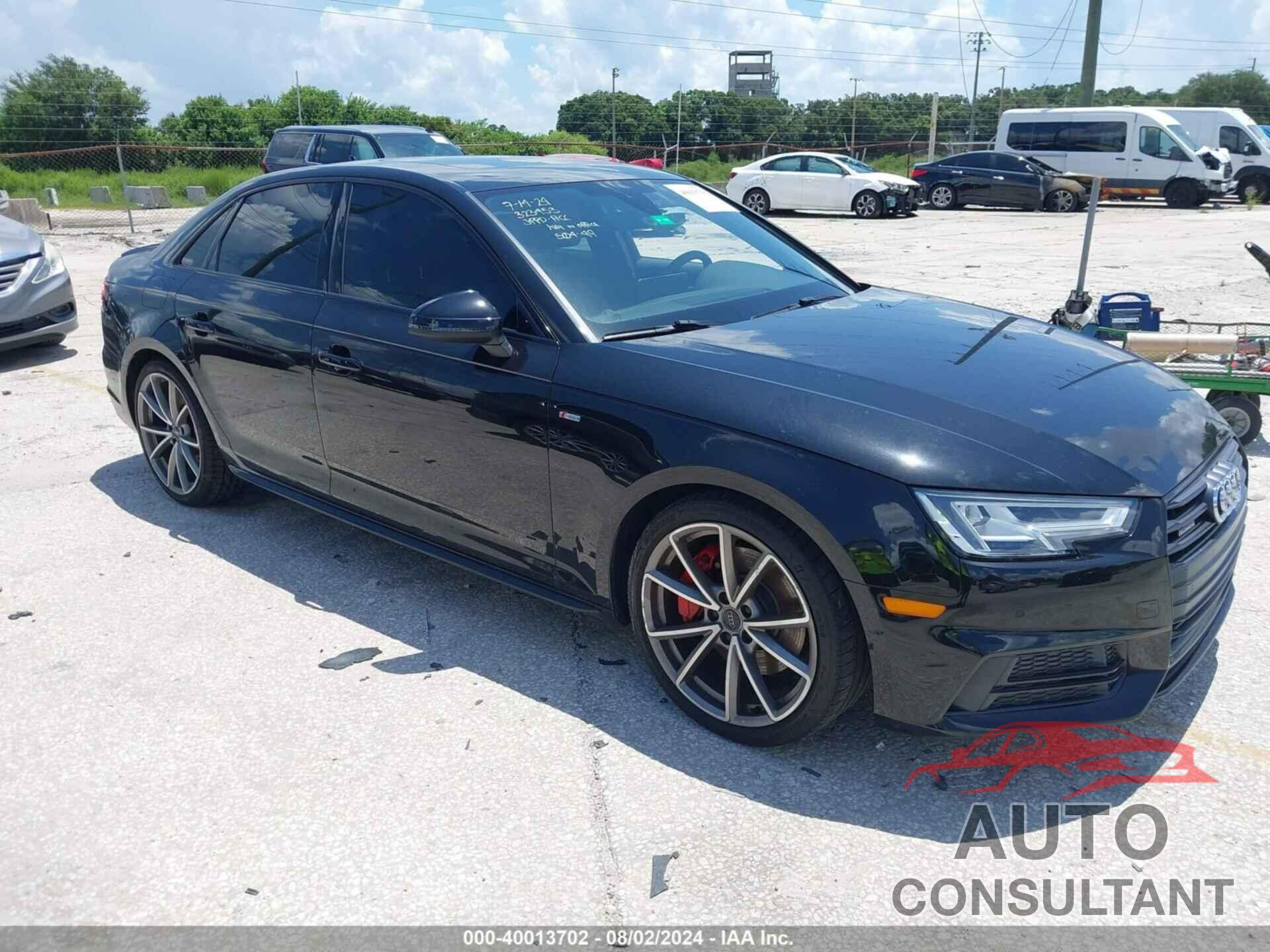 AUDI A4 2018 - WAUENAF46JN017104