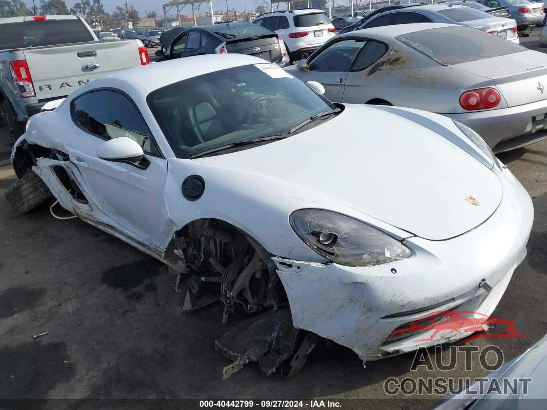 PORSCHE CAYMAN 2017 - WP0AA2A84HS270771