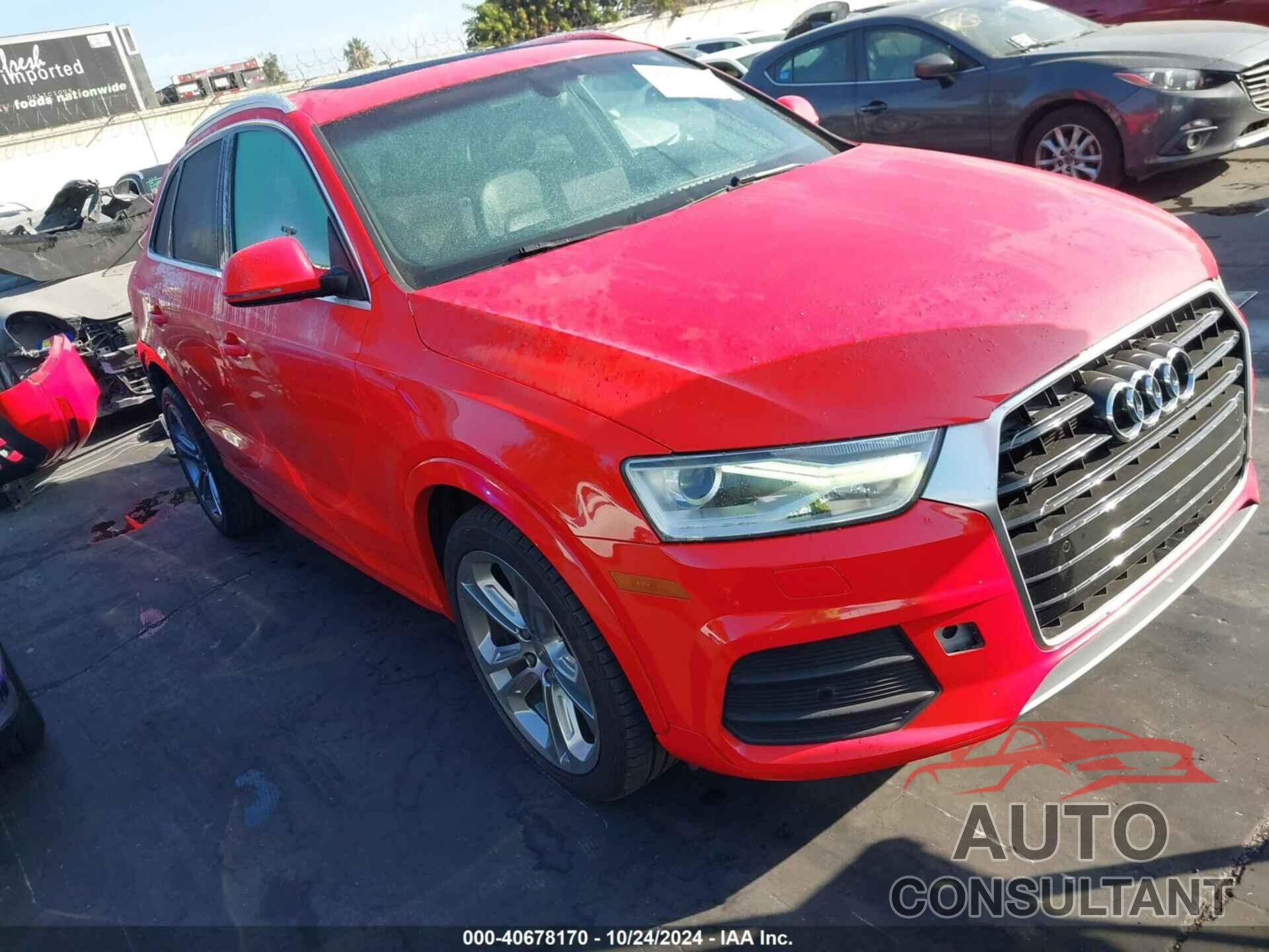 AUDI Q3 2016 - WA1BFCFS9GR024797