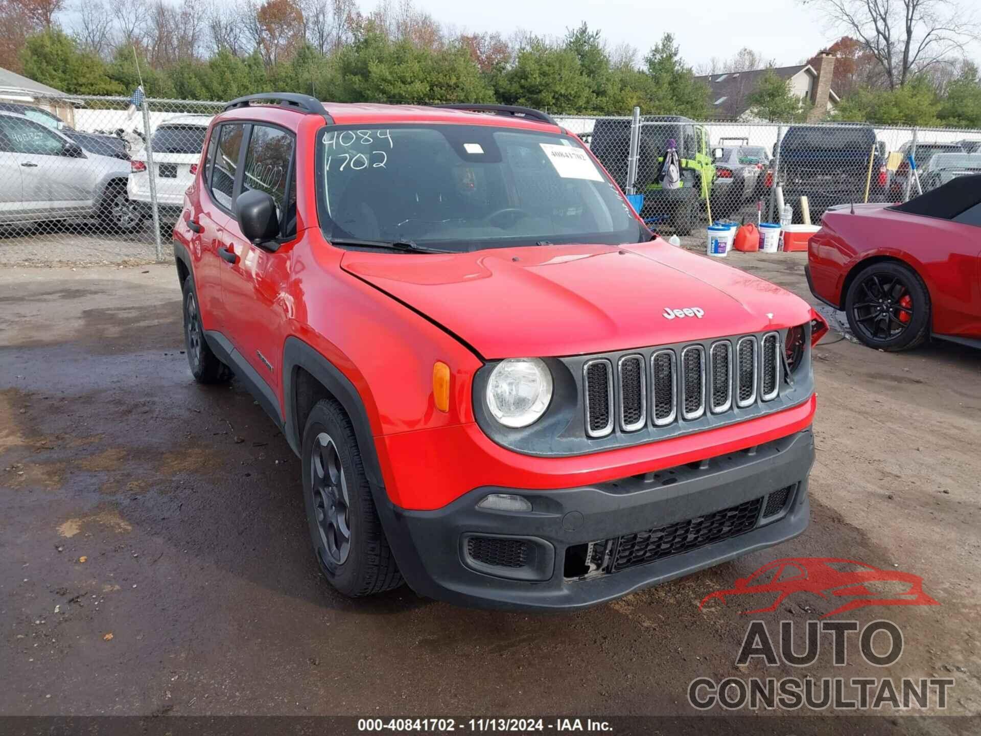 JEEP RENEGADE 2018 - ZACCJAAB5JPG69036