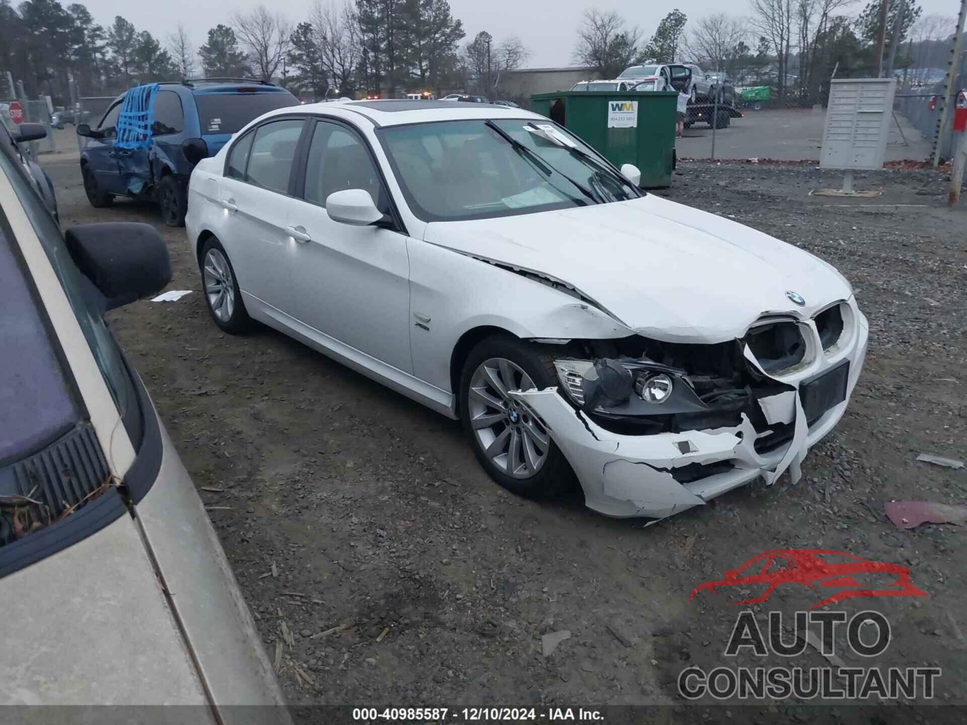 BMW 328I 2011 - WBAPK5G50BNN26722