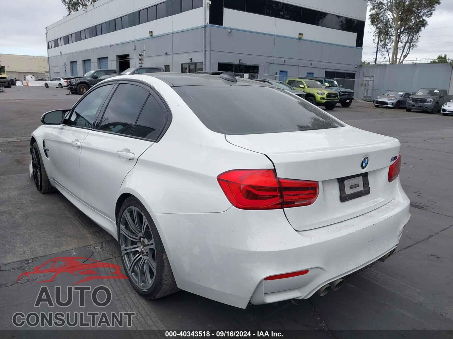 BMW M3 2017 - WBS8M9C38H5G85554
