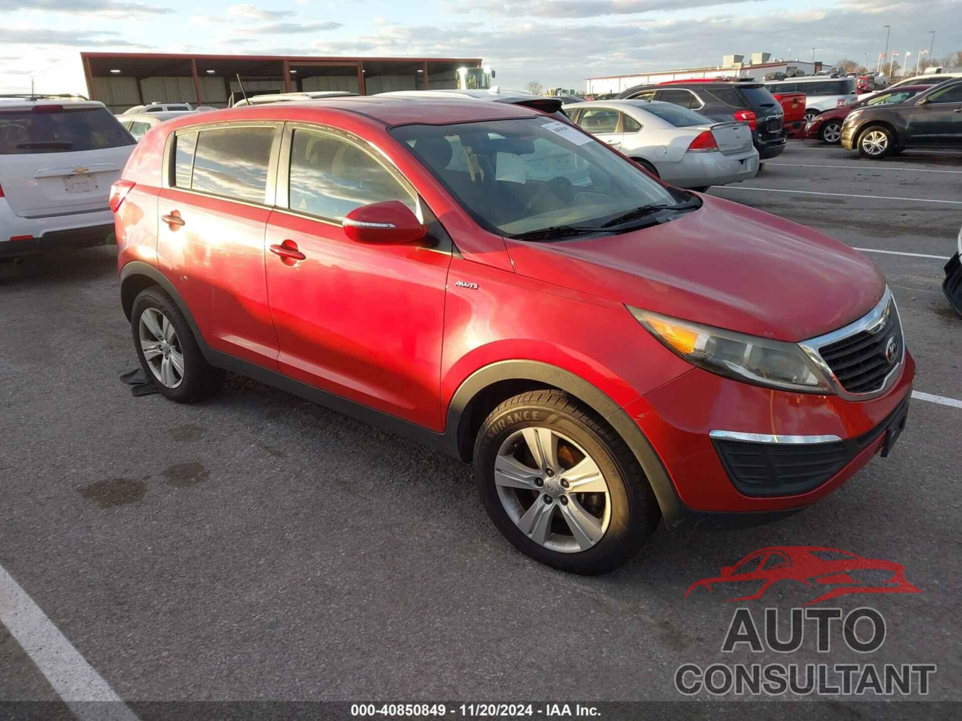 KIA SPORTAGE 2013 - KNDPBCA29D7497444