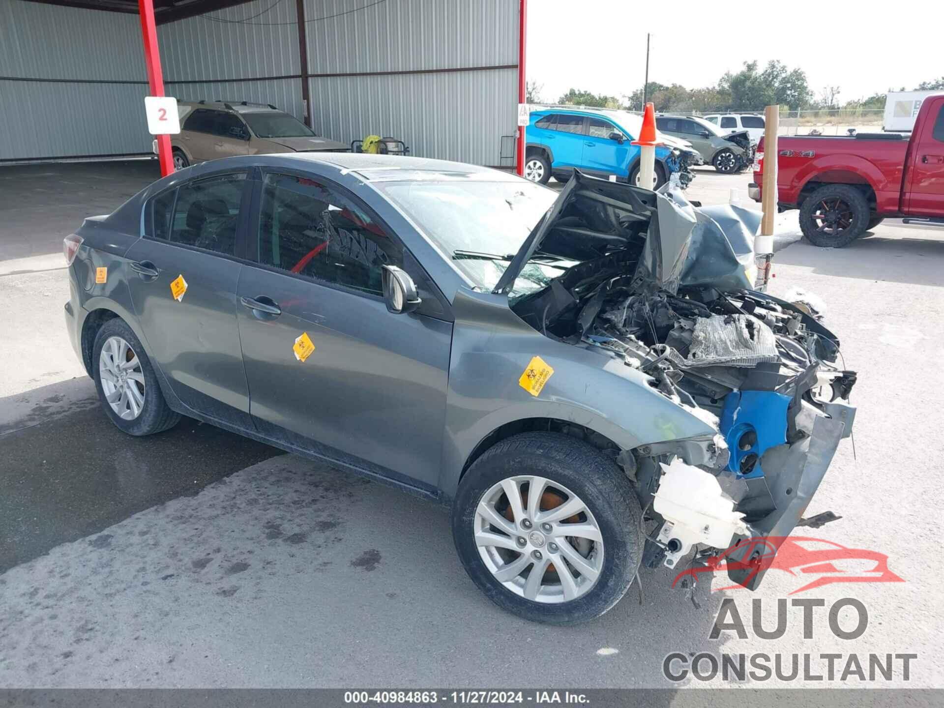 MAZDA MAZDA3 2012 - JM1BL1V7XC1618646