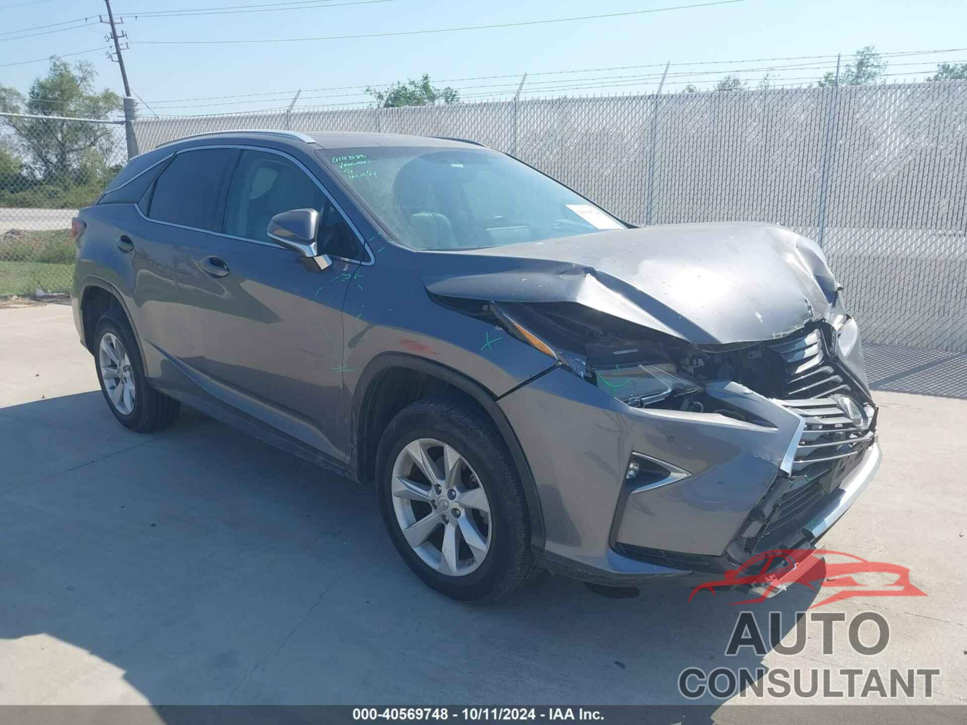 LEXUS RX 350 2016 - 2T2ZZMCA7GC019004