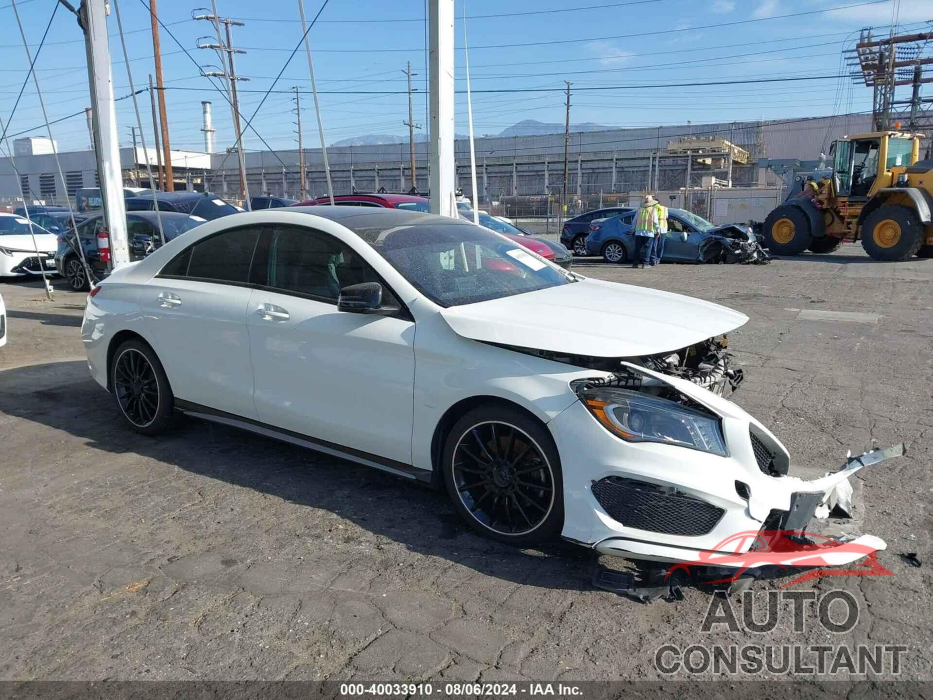 MERCEDES-BENZ CLA 250 2016 - WDDSJ4EB9GN378702
