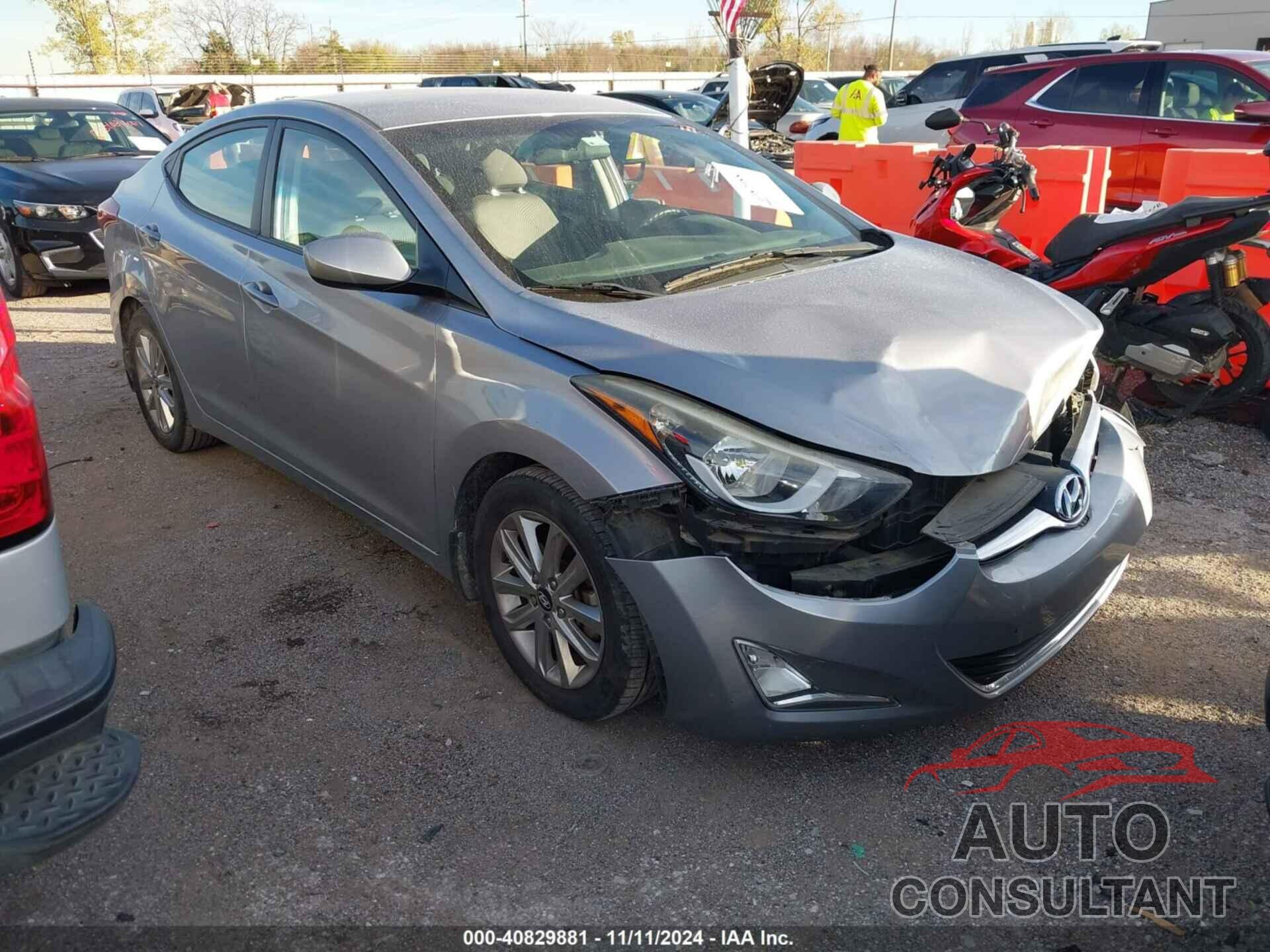 HYUNDAI ELANTRA 2015 - 5NPDH4AE6FH619984