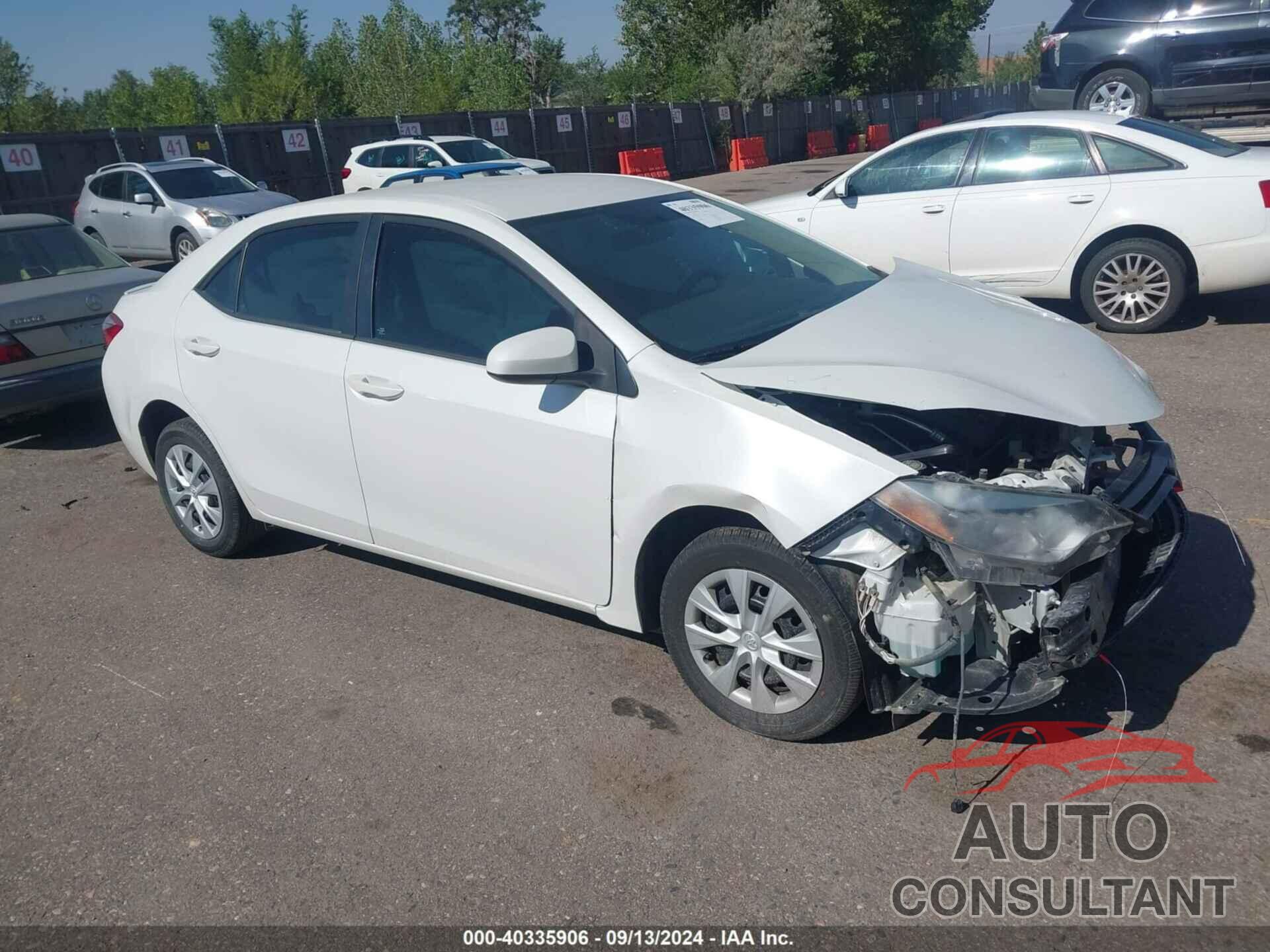 TOYOTA COROLLA 2016 - 5YFBPRHE6GP558718