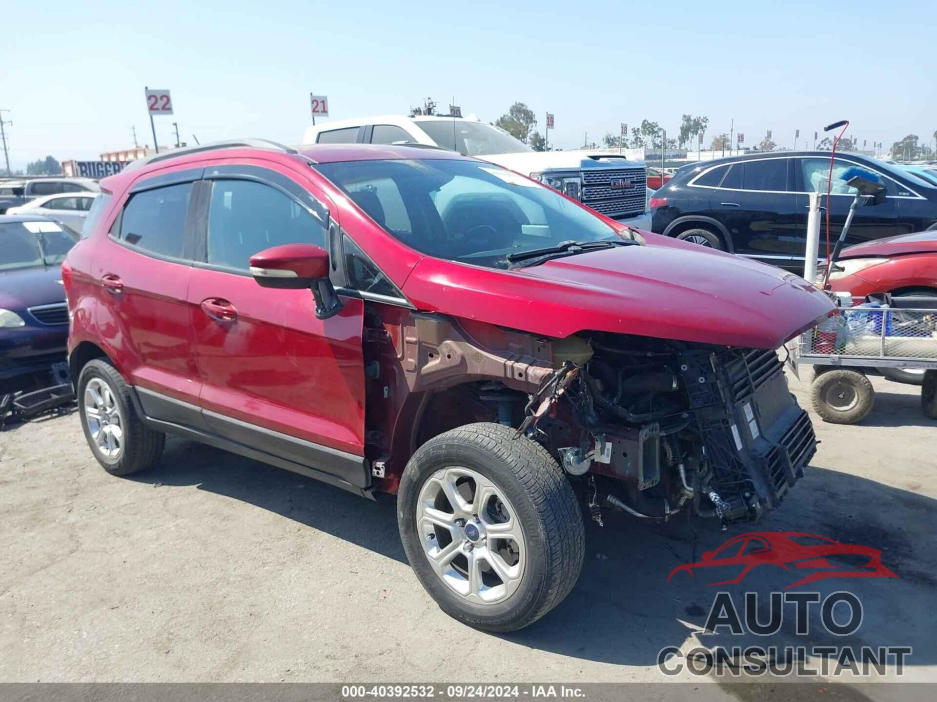 FORD ECOSPORT 2018 - MAJ3P1TE6JC220349