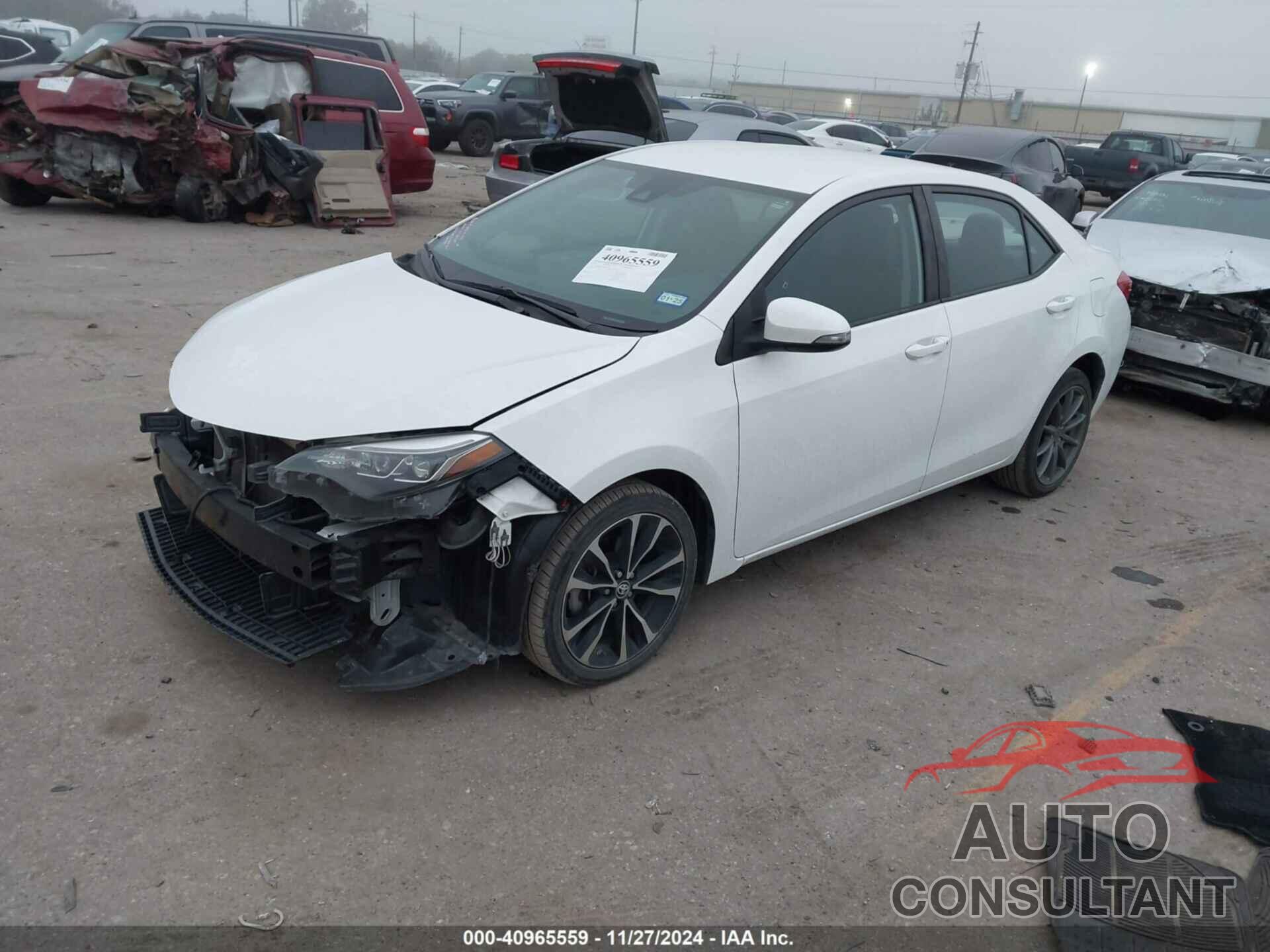 TOYOTA COROLLA 2019 - 5YFBURHE2KP916365