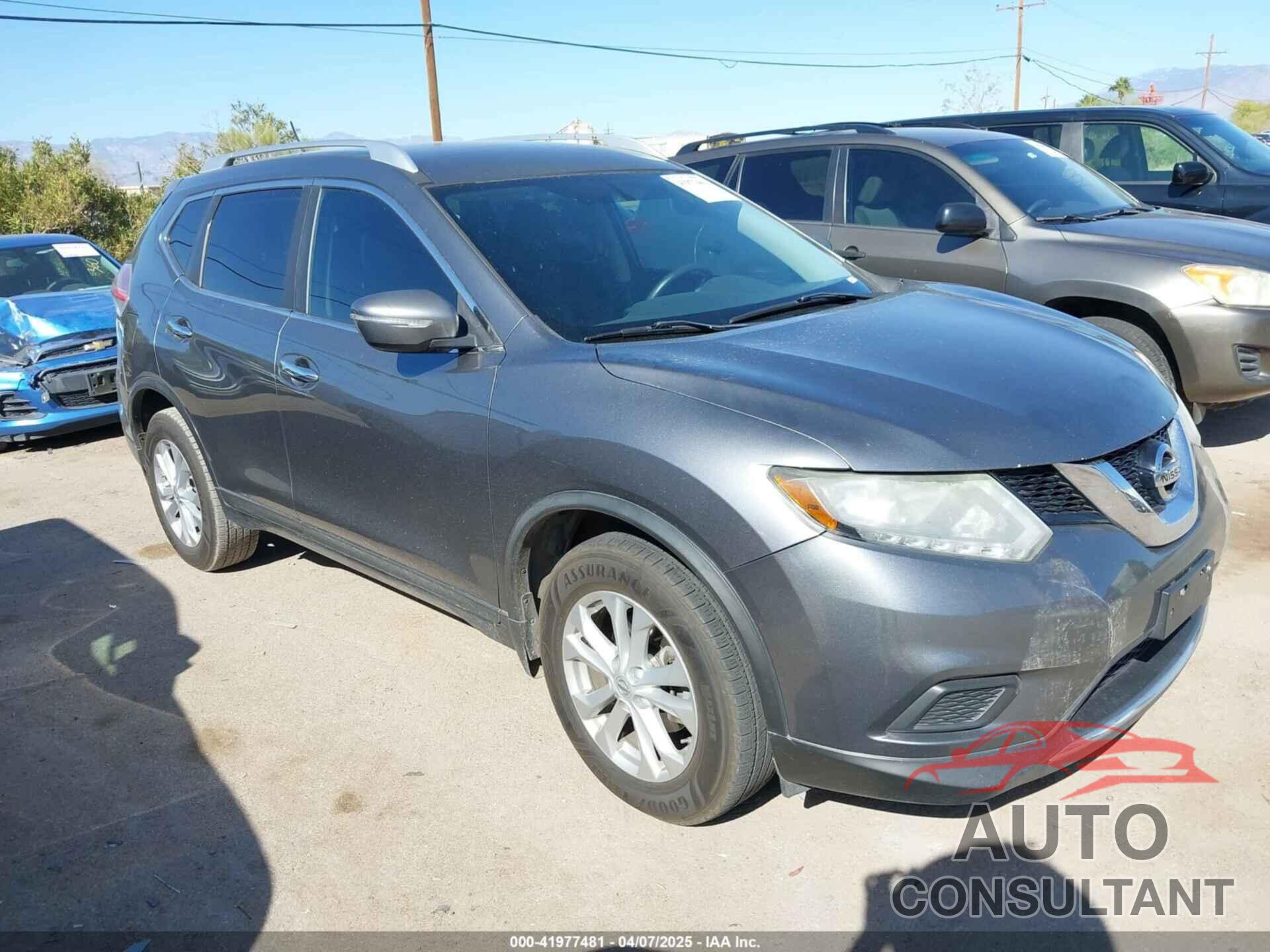 NISSAN ROGUE 2015 - KNMAT2MT3FP560106