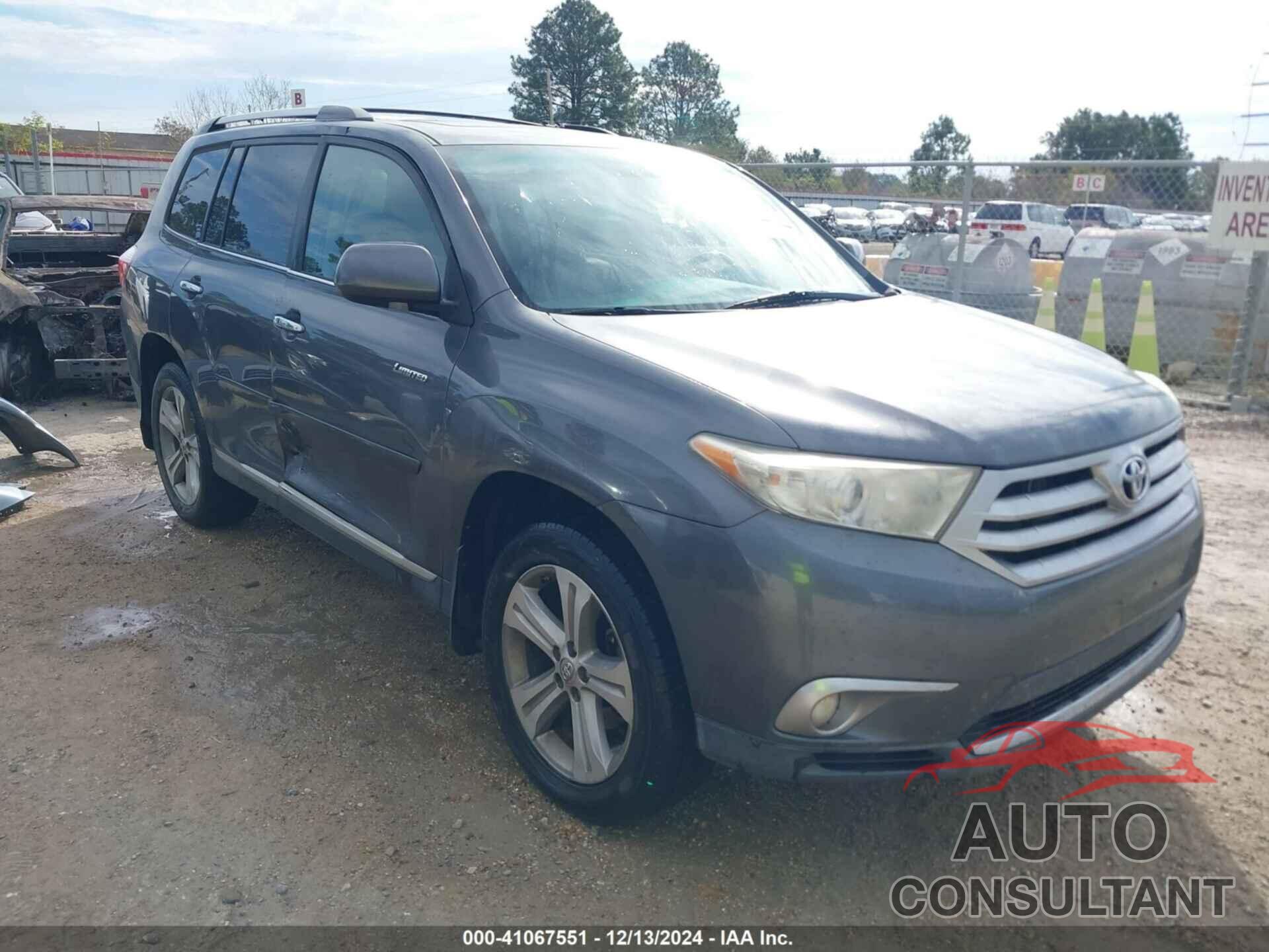 TOYOTA HIGHLANDER 2011 - 5TDDK3EH0BS087569