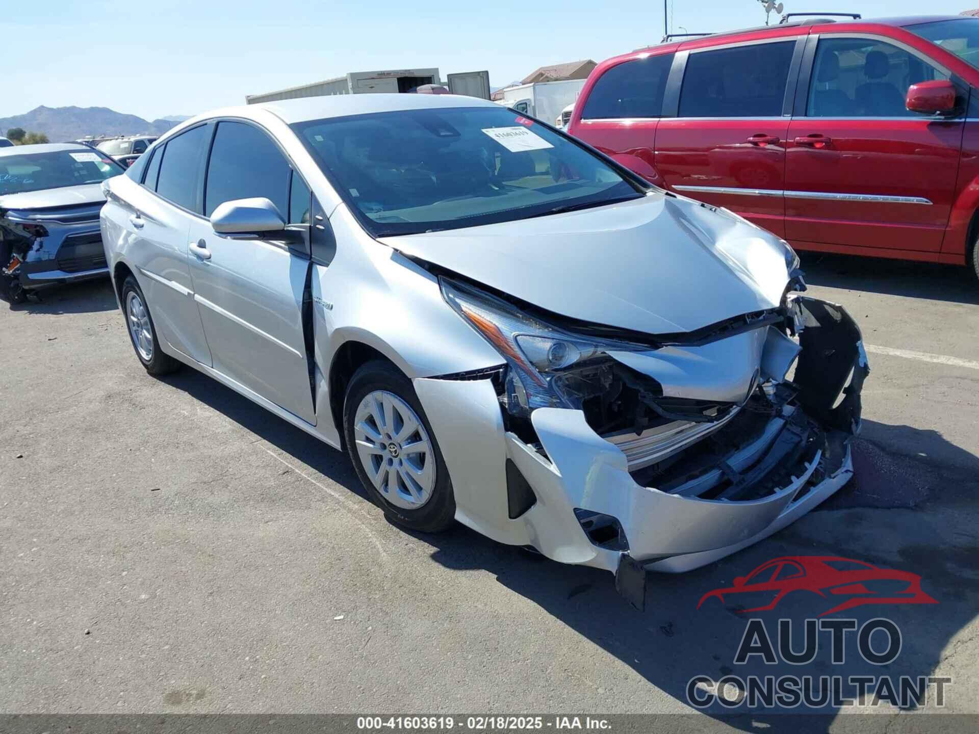 TOYOTA PRIUS 2017 - JTDKBRFU6H3036464