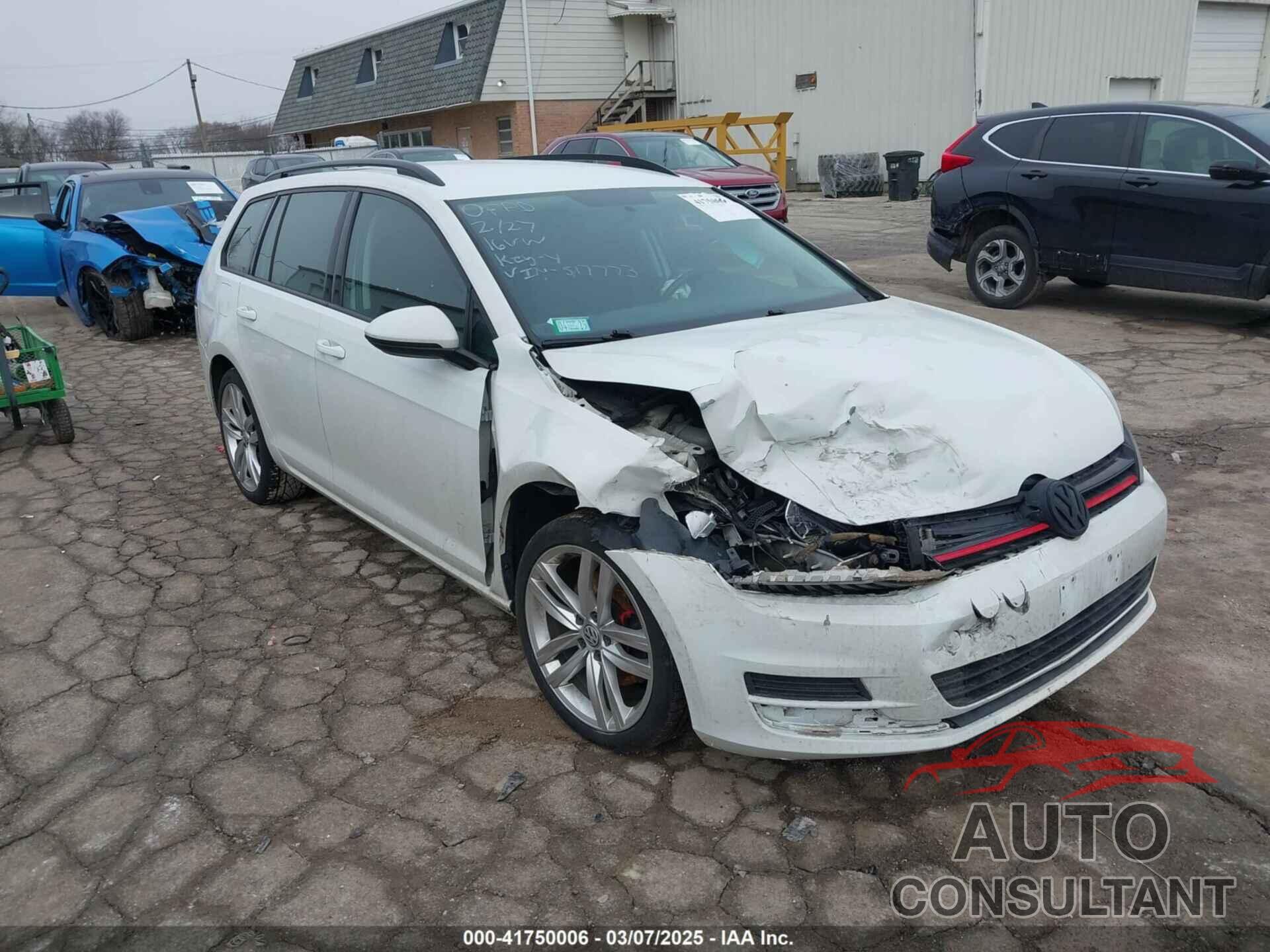 VOLKSWAGEN GOLF SPORTWAGEN 2016 - 3VWC17AU7GM517773