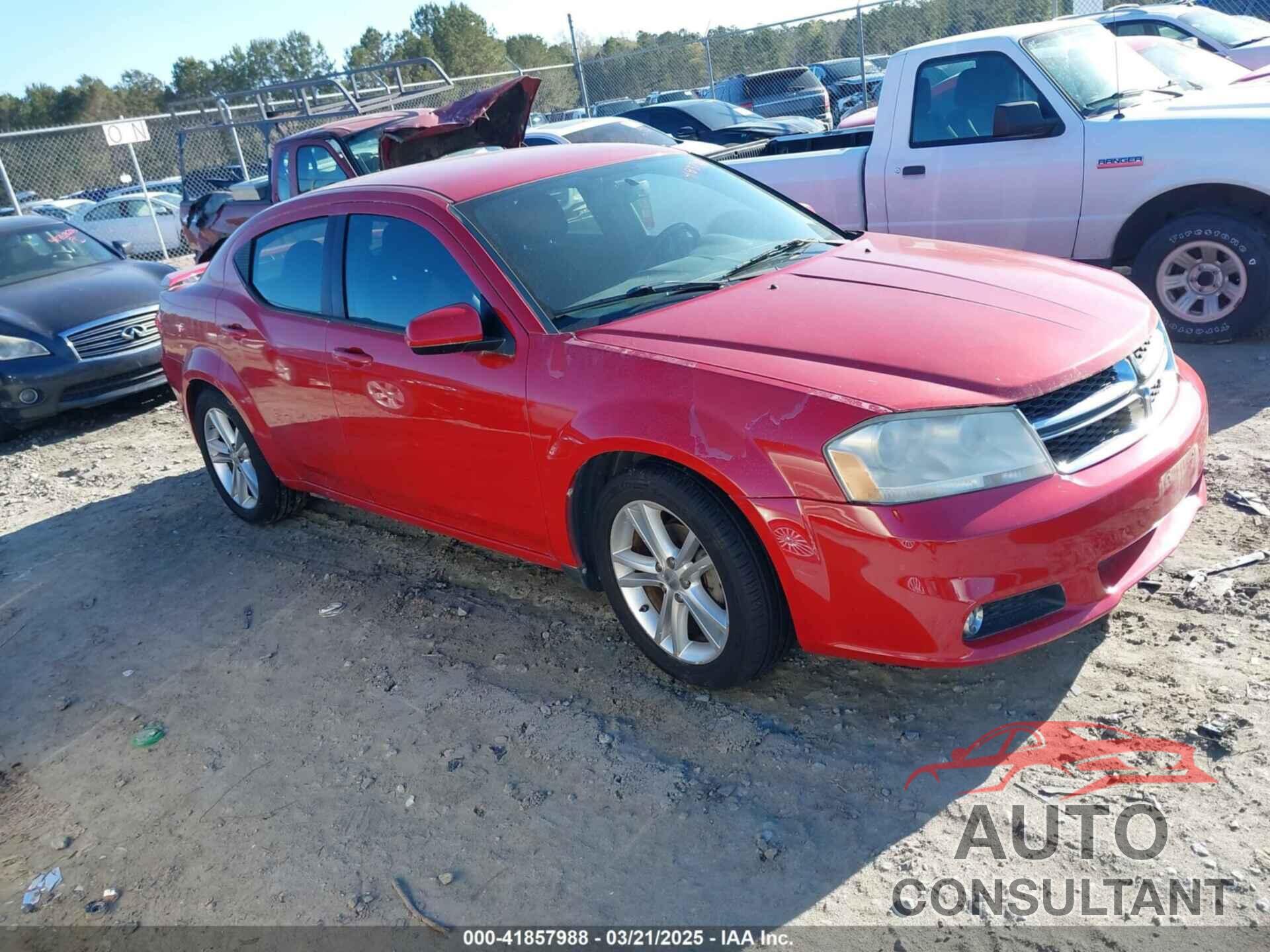 DODGE AVENGER 2011 - 1B3BD1FG7BN585061