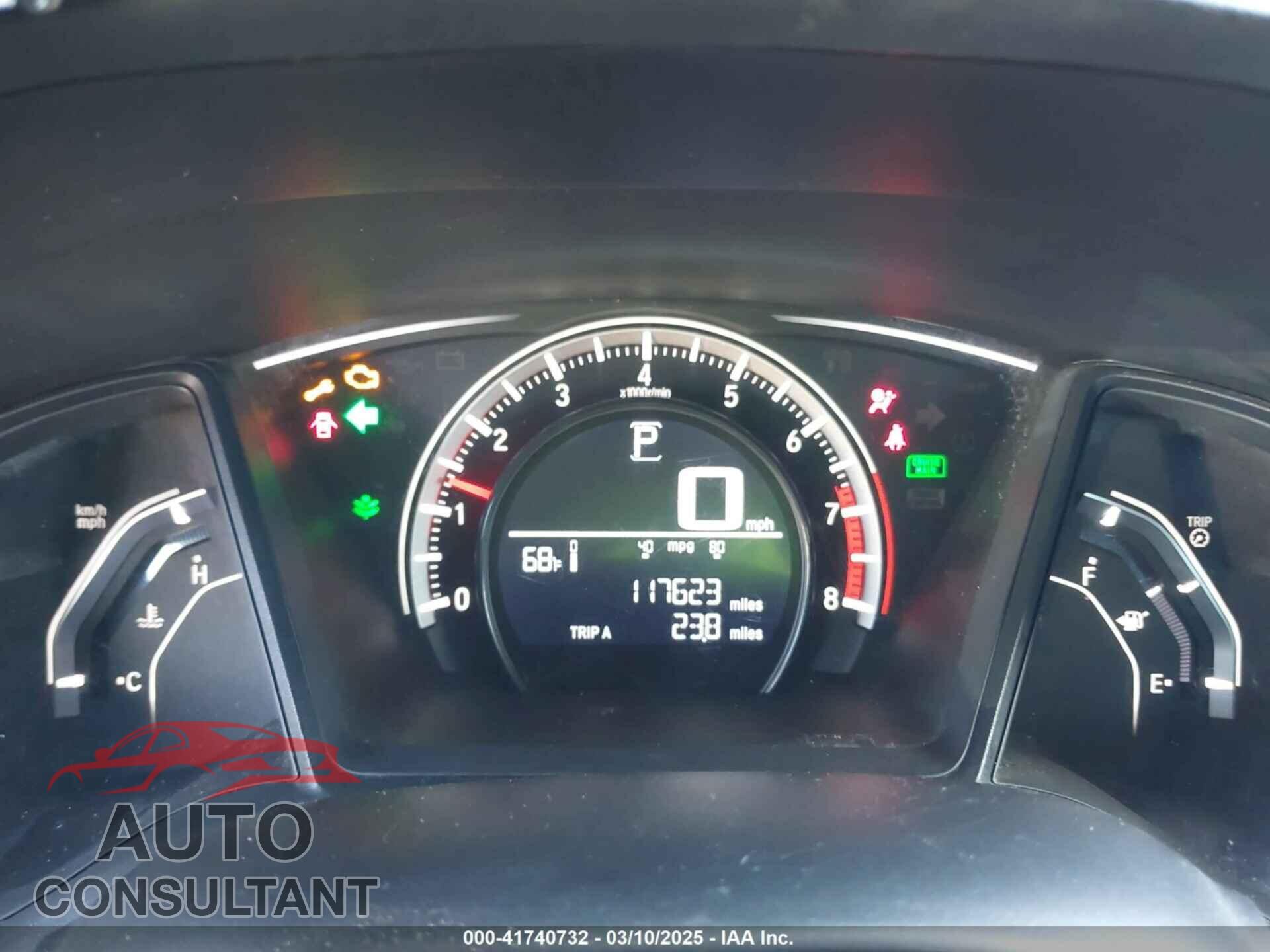 HONDA CIVIC 2016 - 2HGFC4B02GH303486