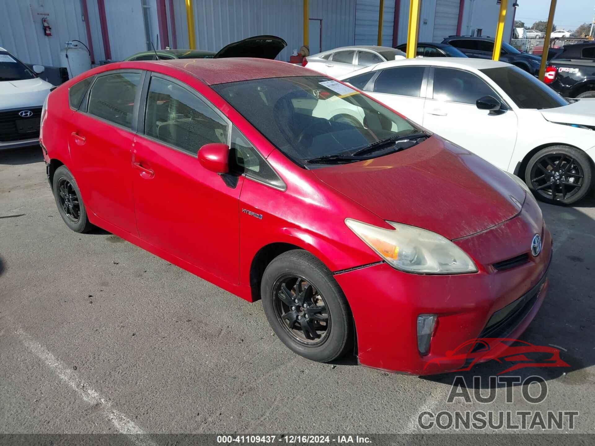 TOYOTA PRIUS 2013 - JTDKN3DU0D1730824