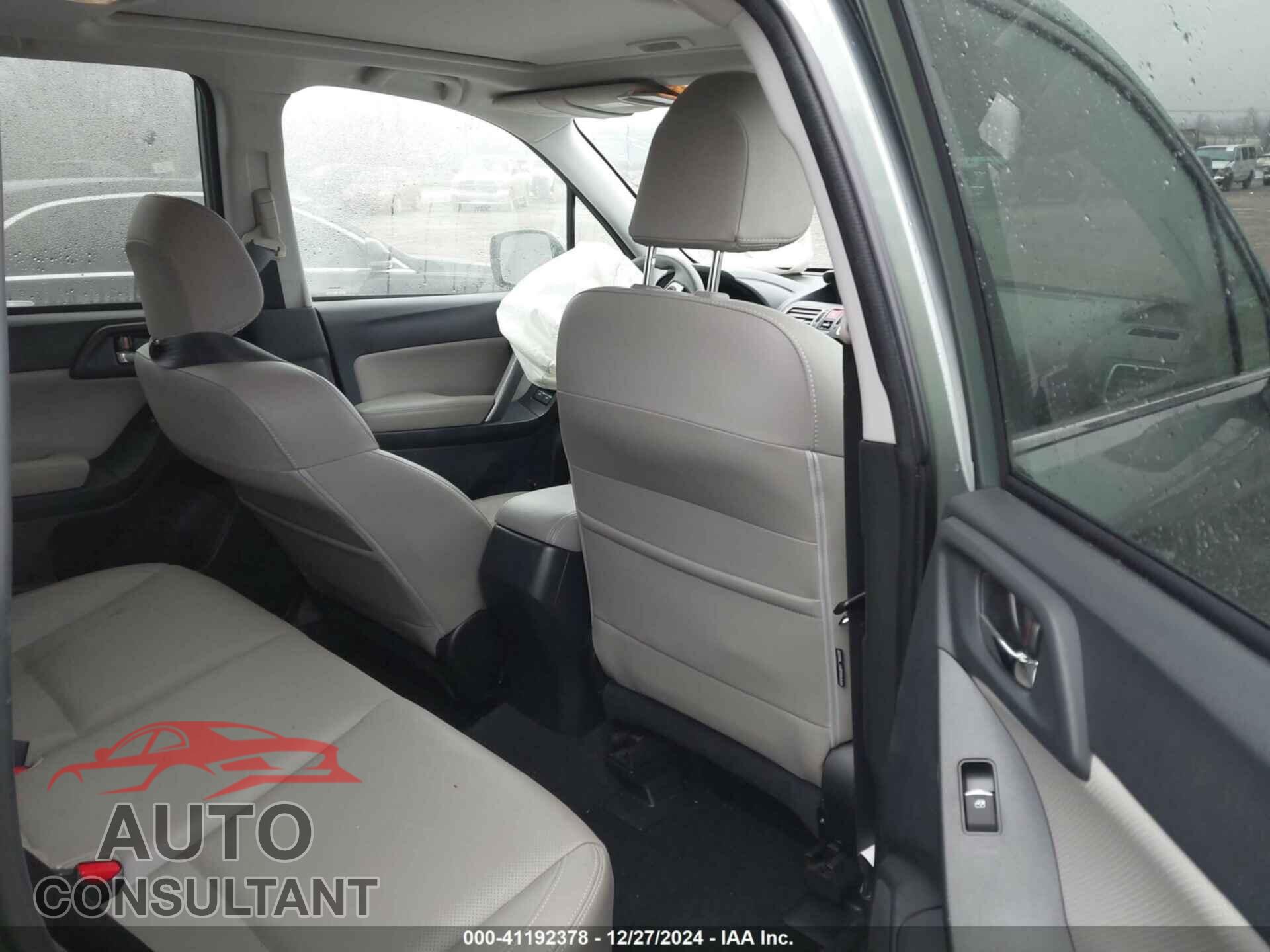 SUBARU FORESTER 2017 - JF2SJAJCXHH451049
