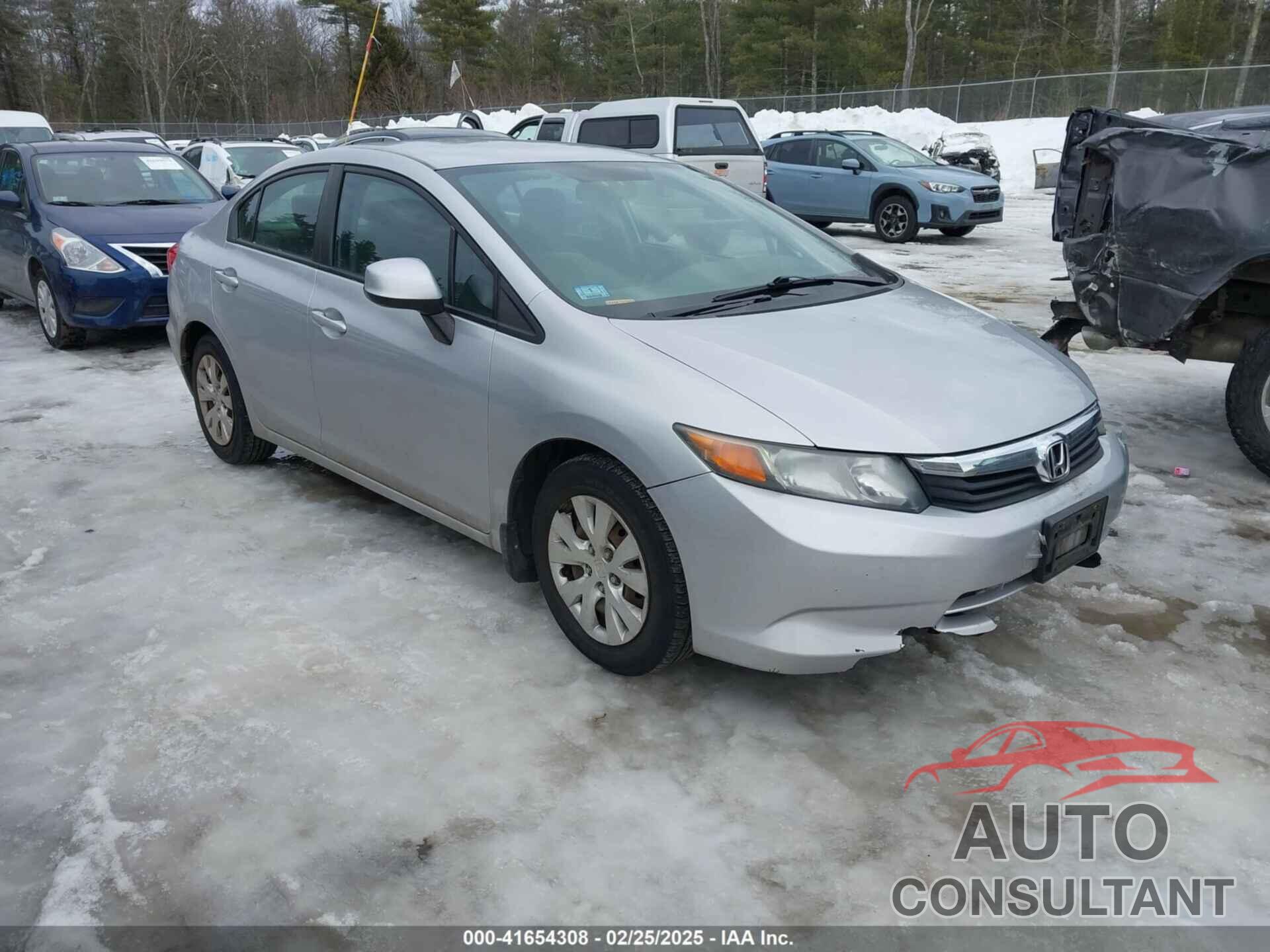 HONDA CIVIC 2012 - 2HGFB2F54CH570295