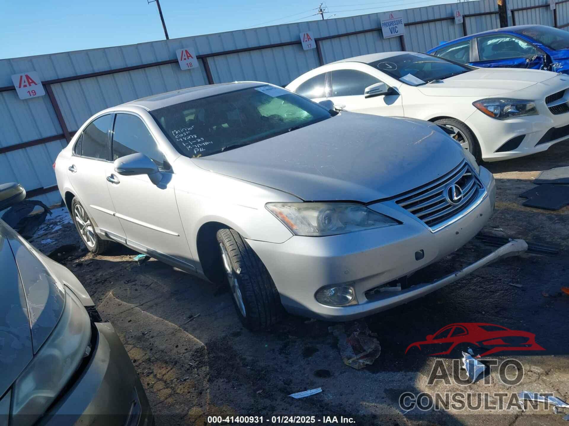 LEXUS ES 350 2011 - JTHBK1EG2B2446963