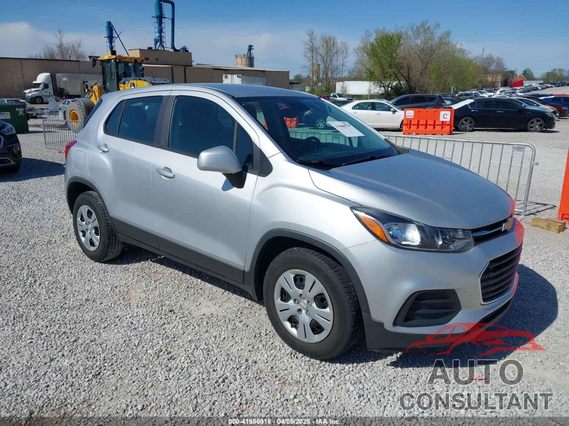 CHEVROLET TRAX 2017 - 3GNCJKSBXHL232986