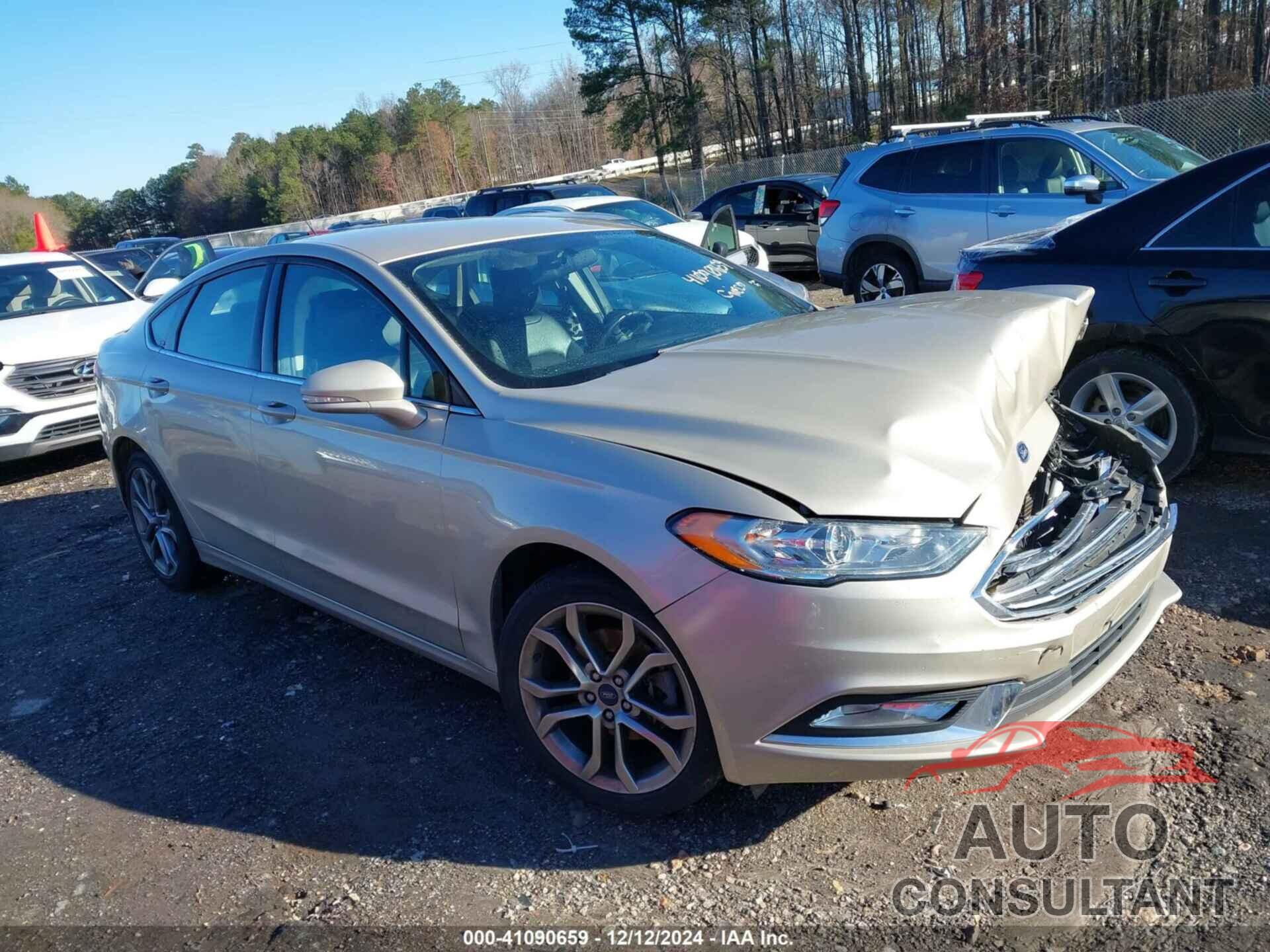 FORD FUSION 2017 - 3FA6P0T96HR289371