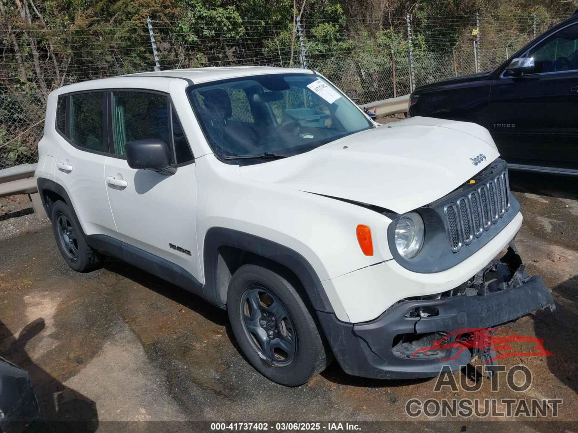 JEEP RENEGADE 2017 - ZACCJAAB1HPE49242