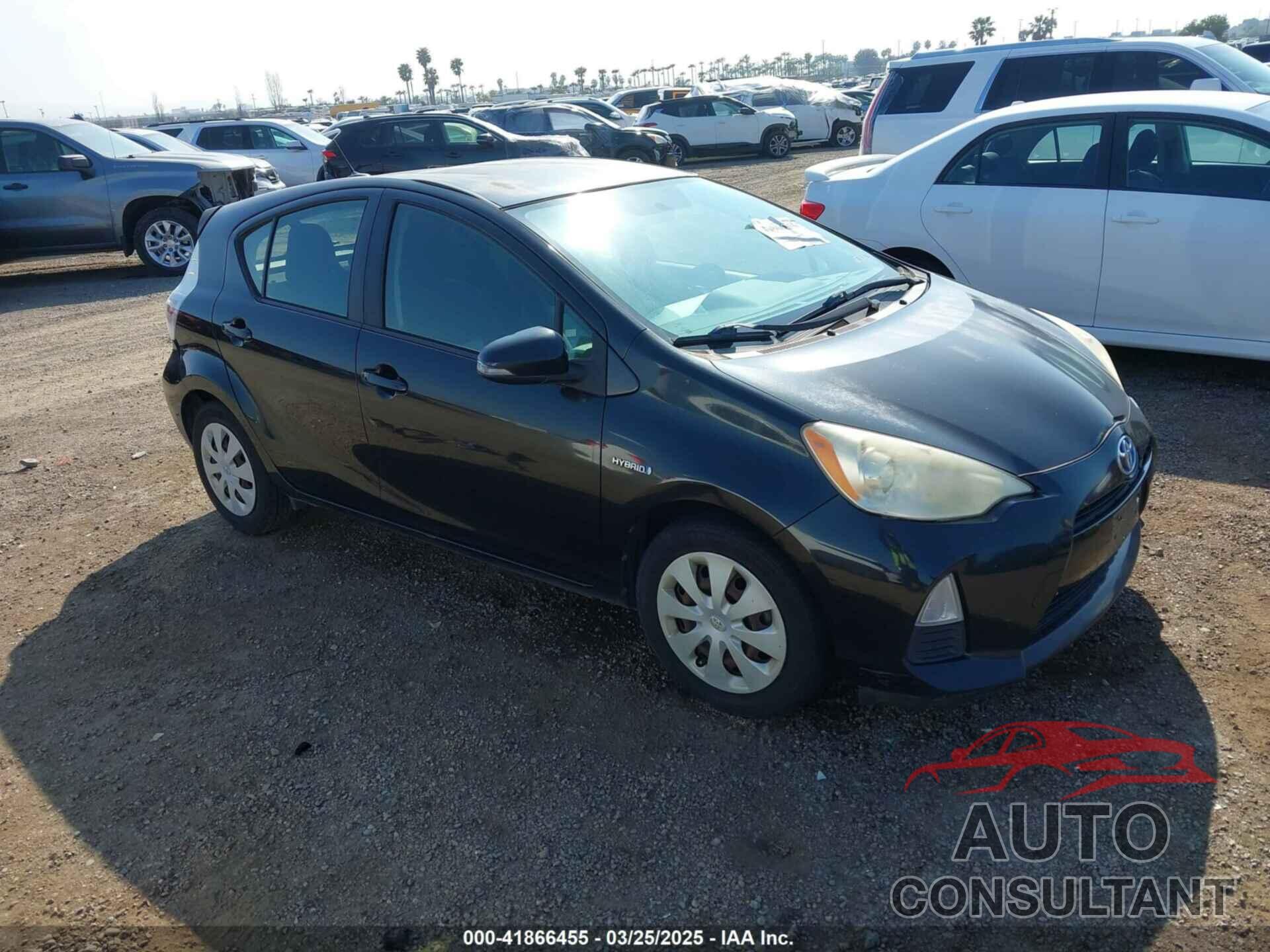TOYOTA PRIUS C 2012 - JTDKDTB3XC1504575