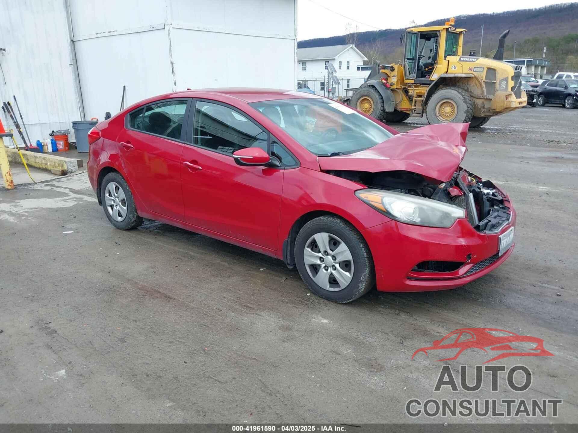 KIA FORTE 2015 - KNAFX4A69F5427203
