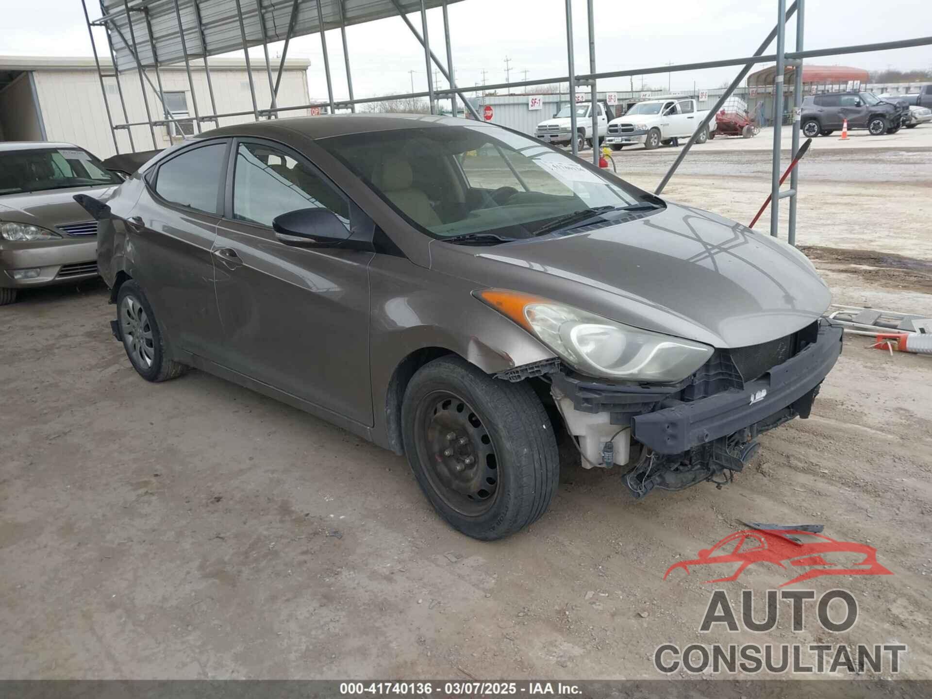 HYUNDAI ELANTRA 2011 - 5NPDH4AE8BH027061