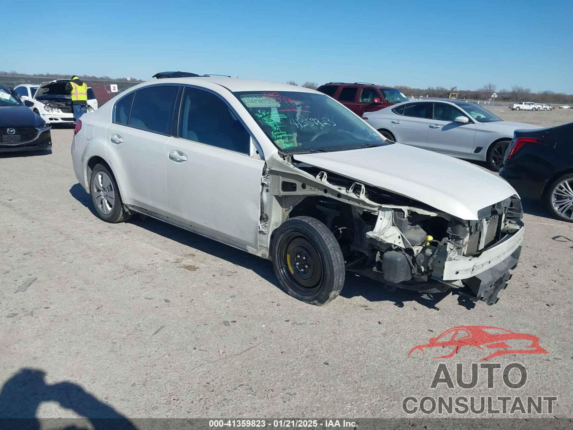 SUBARU LEGACY 2011 - 4S3BMBA65B3219534