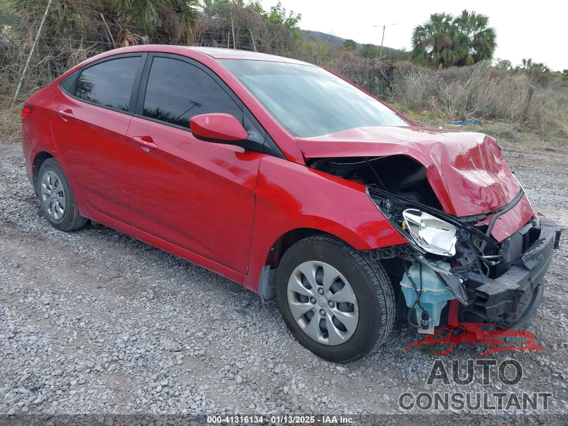 HYUNDAI ACCENT 2016 - KMHCT4AE2GU148509