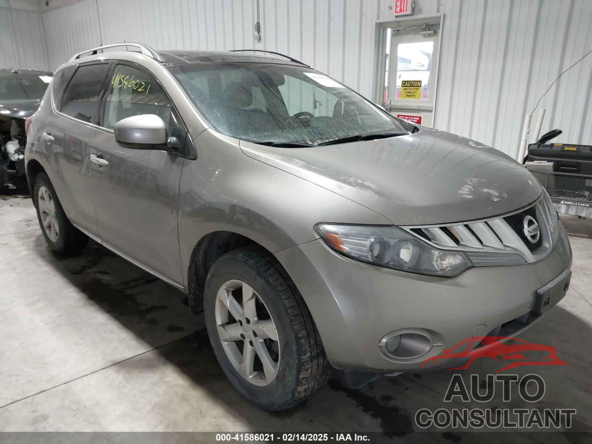 NISSAN MURANO 2010 - JN8AZ1MW9AW130683