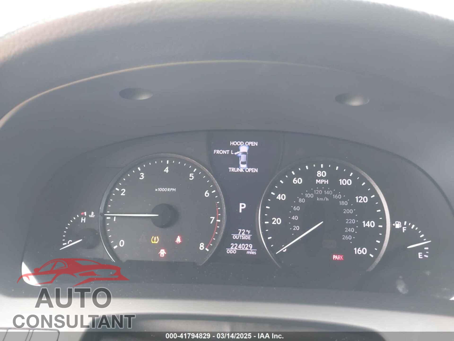 LEXUS LS 460 2013 - JTHCL5EF5D5016815