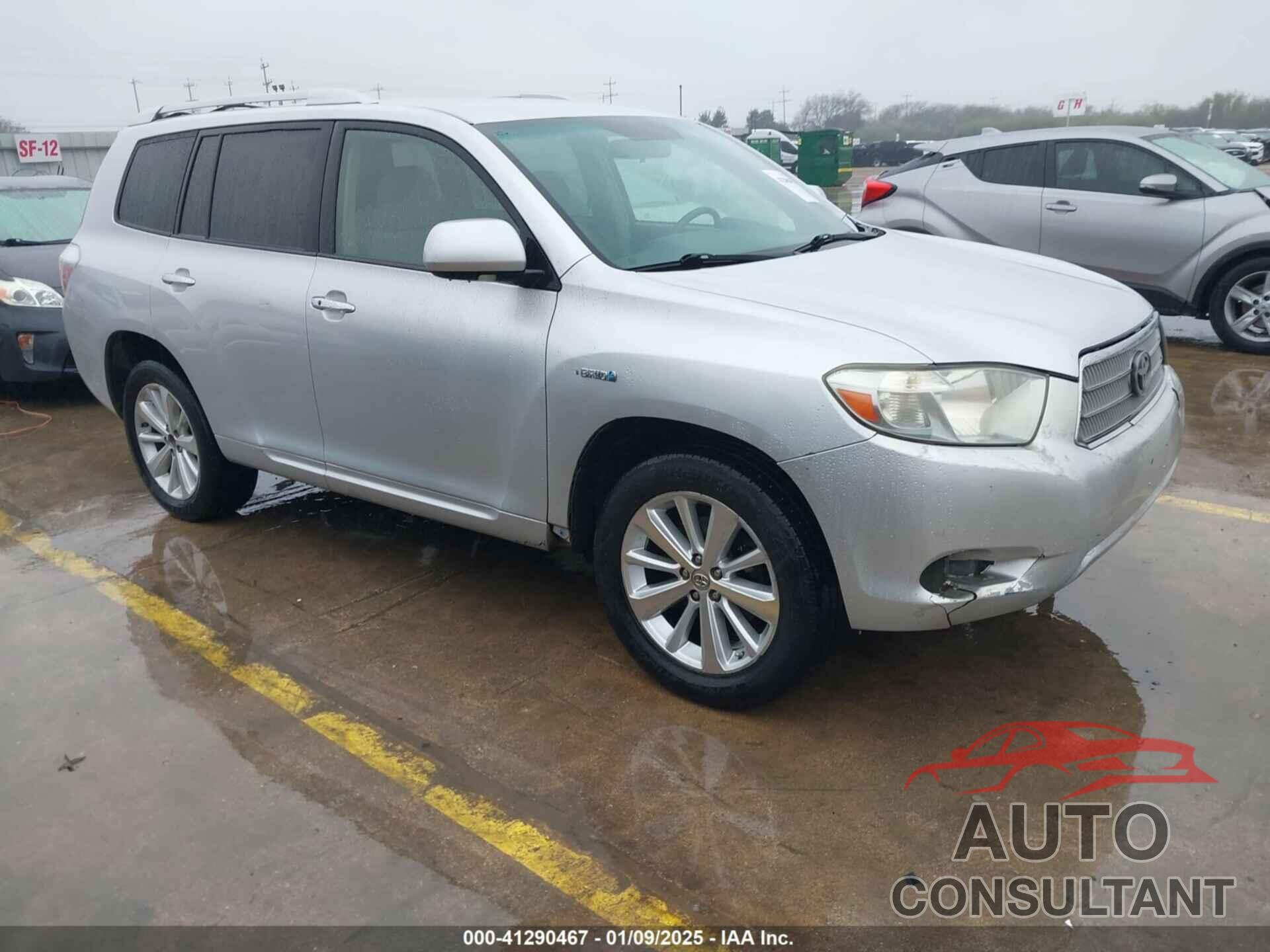 TOYOTA HIGHLANDER HYBRID 2010 - JTEBW3EH1A2043495