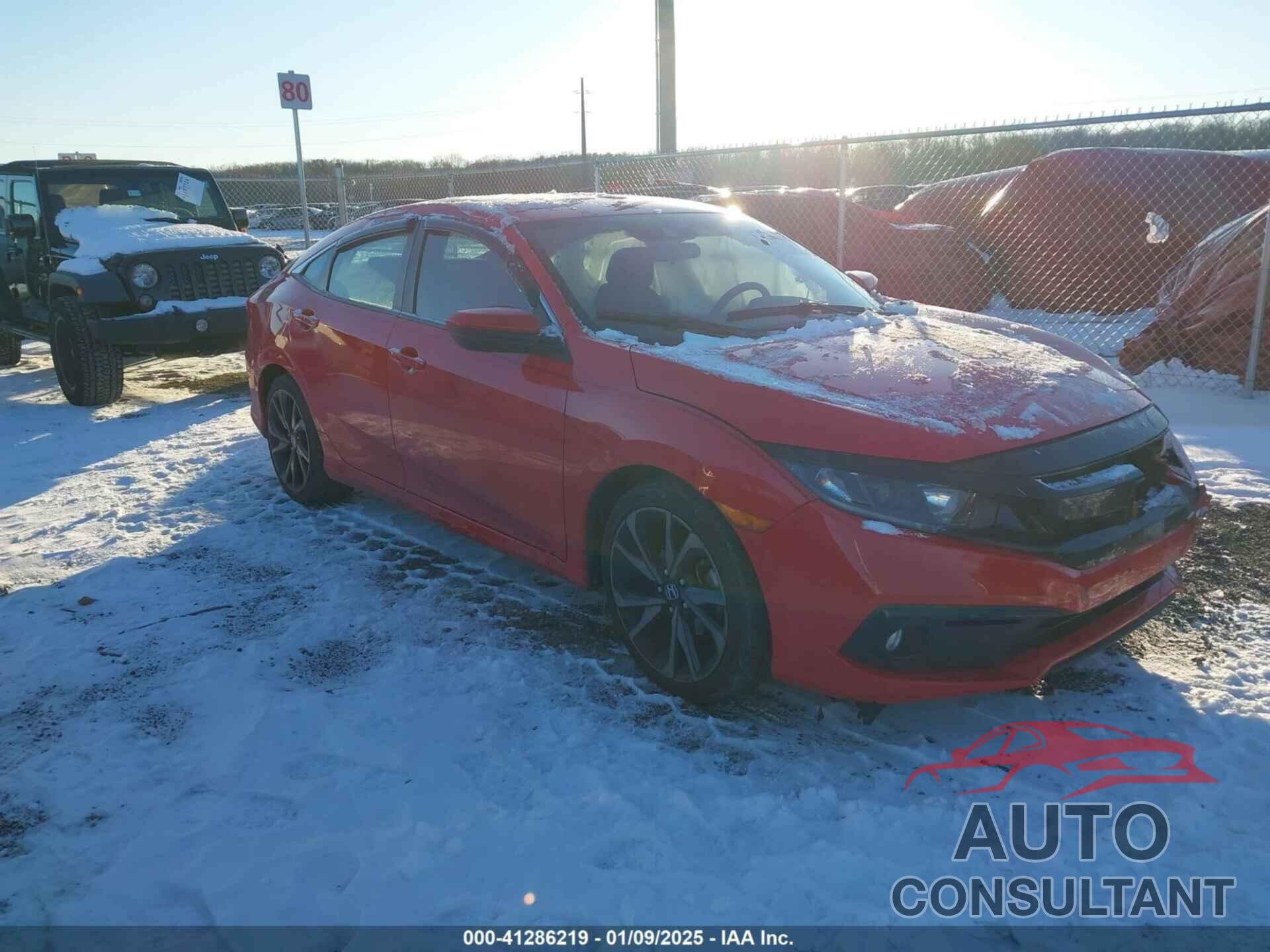 HONDA CIVIC 2020 - 2HGFC2F89LH596480