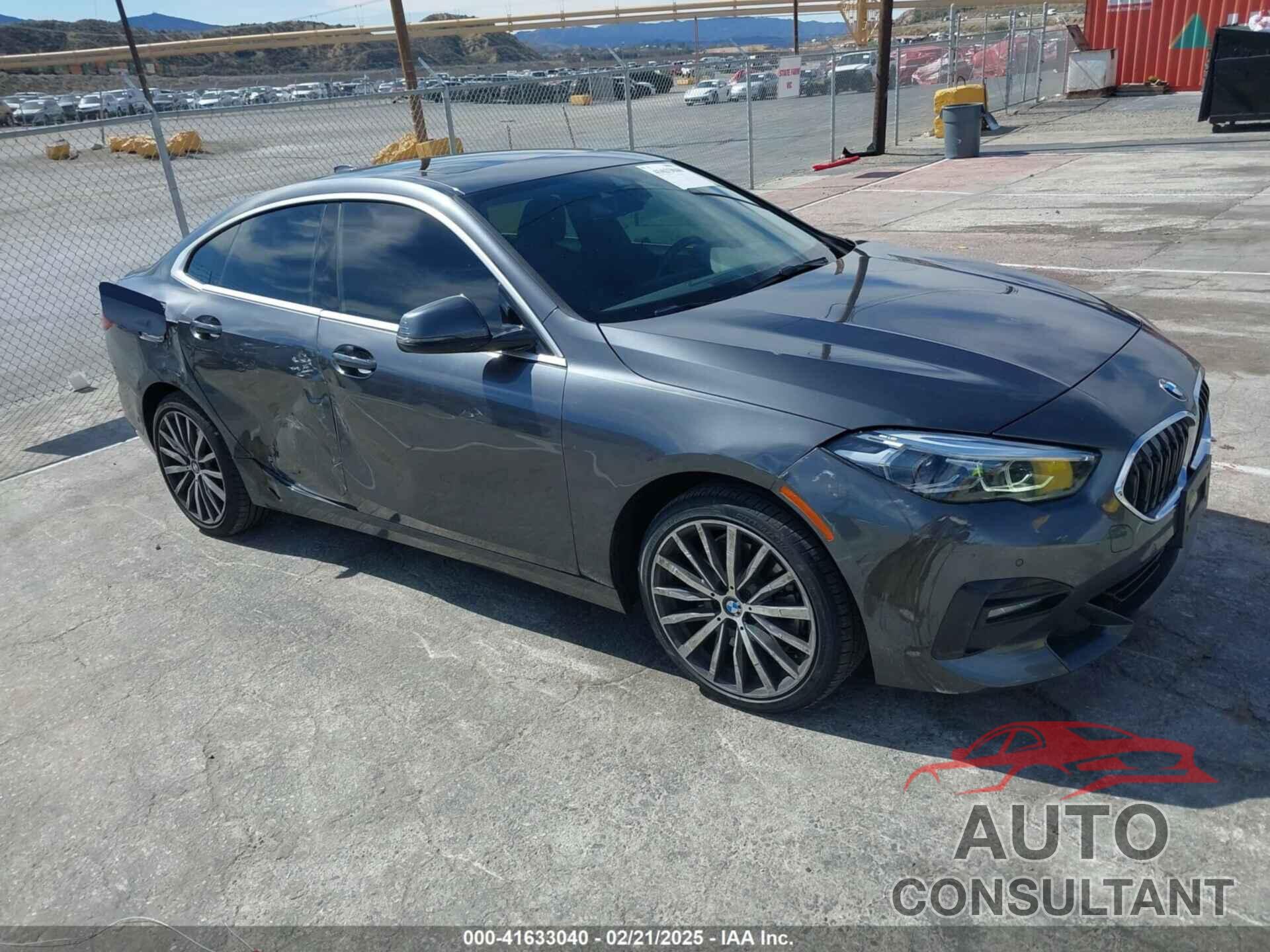 BMW 228I GRAN COUPE 2021 - WBA73AK01M7G52079
