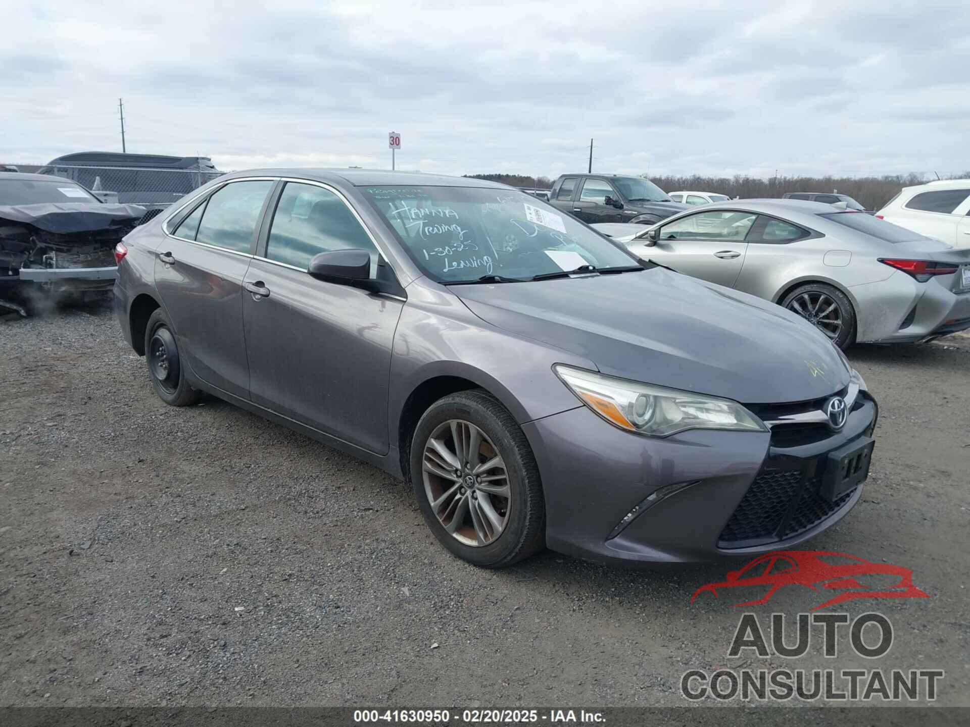 TOYOTA CAMRY 2016 - 4T1BF1FK2GU615296