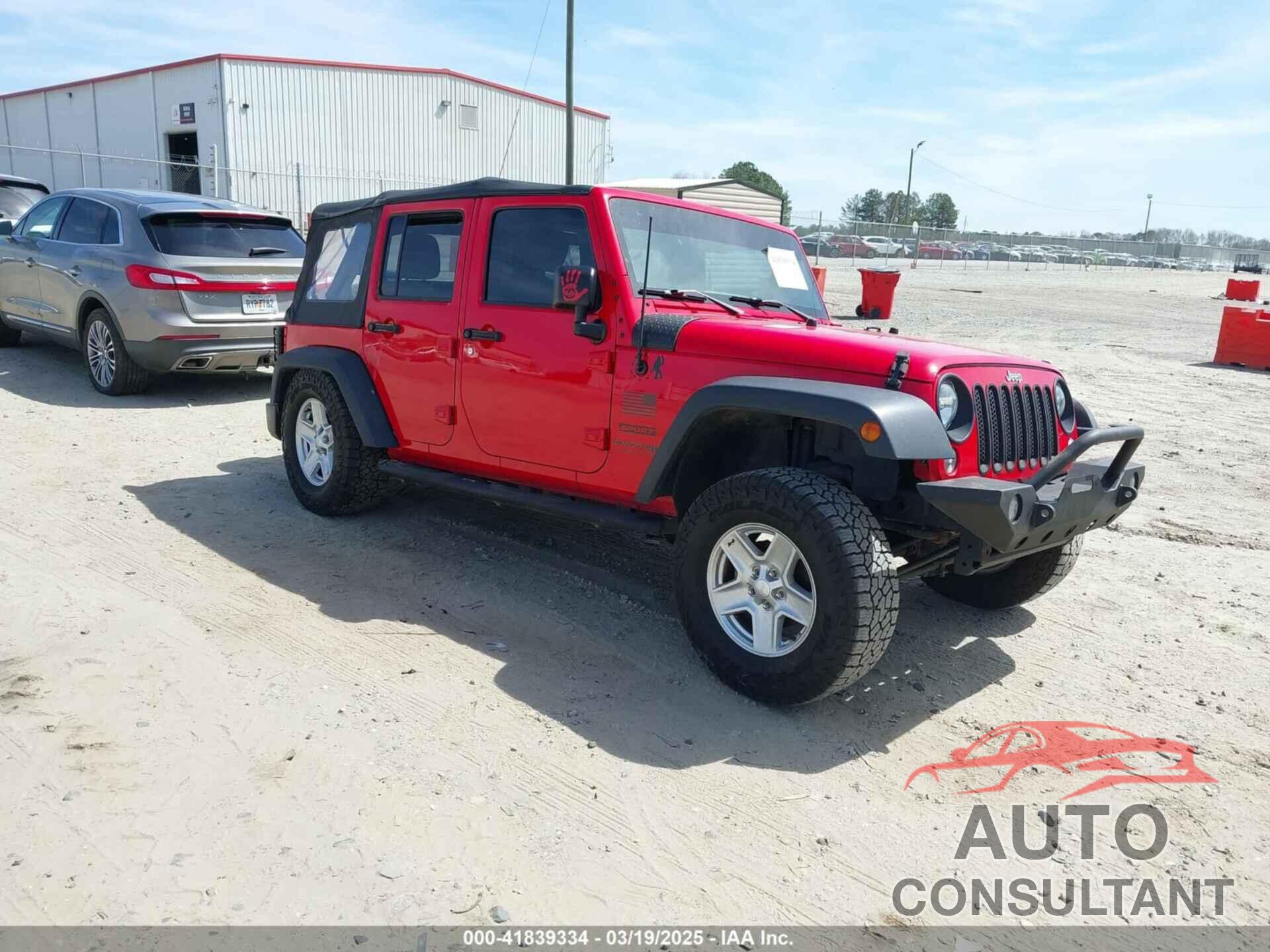 JEEP WRANGLER JK UNLIMITED 2018 - 1C4BJWDG6JL867774
