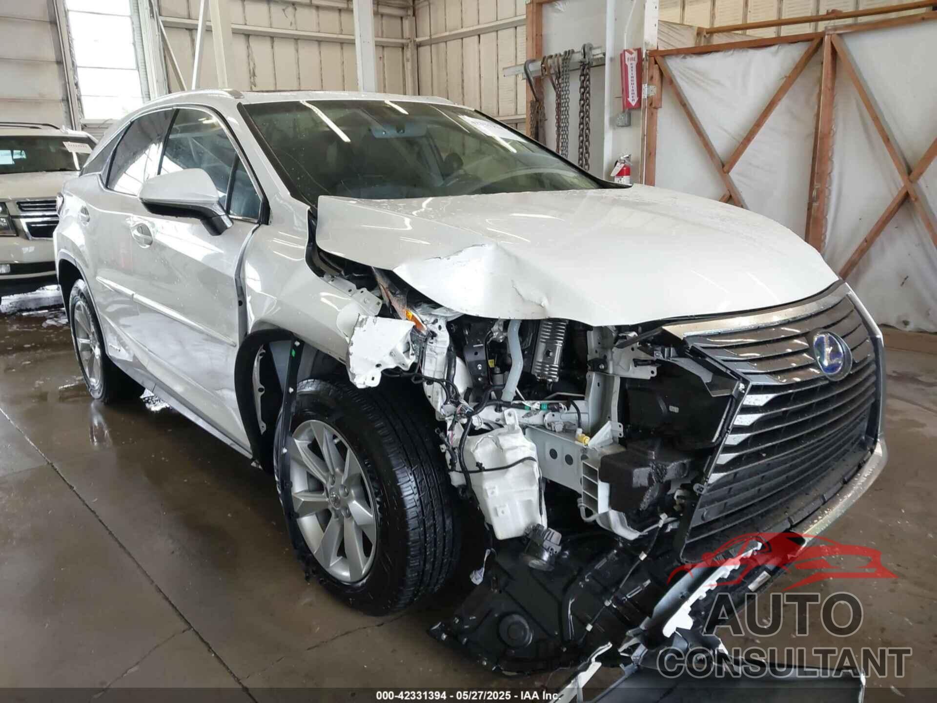 LEXUS RX 450H 2016 - 2T2ZFMCAXGC001122