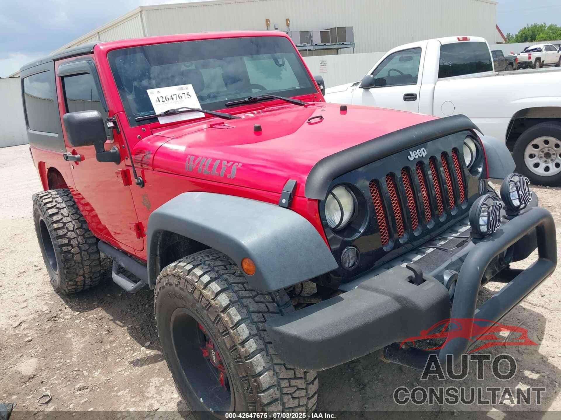 JEEP WRANGLER 2015 - 1C4GJWAG3FL537303